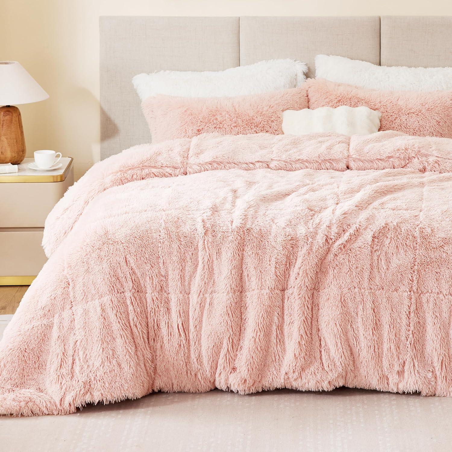 Malea Shaggy Faux Fur Comforter Mini Set