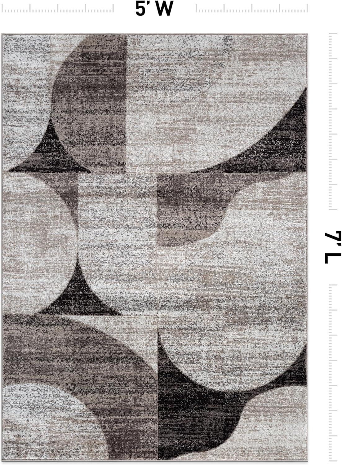 World Rug Gallery Modern Geometric Design Area Rug