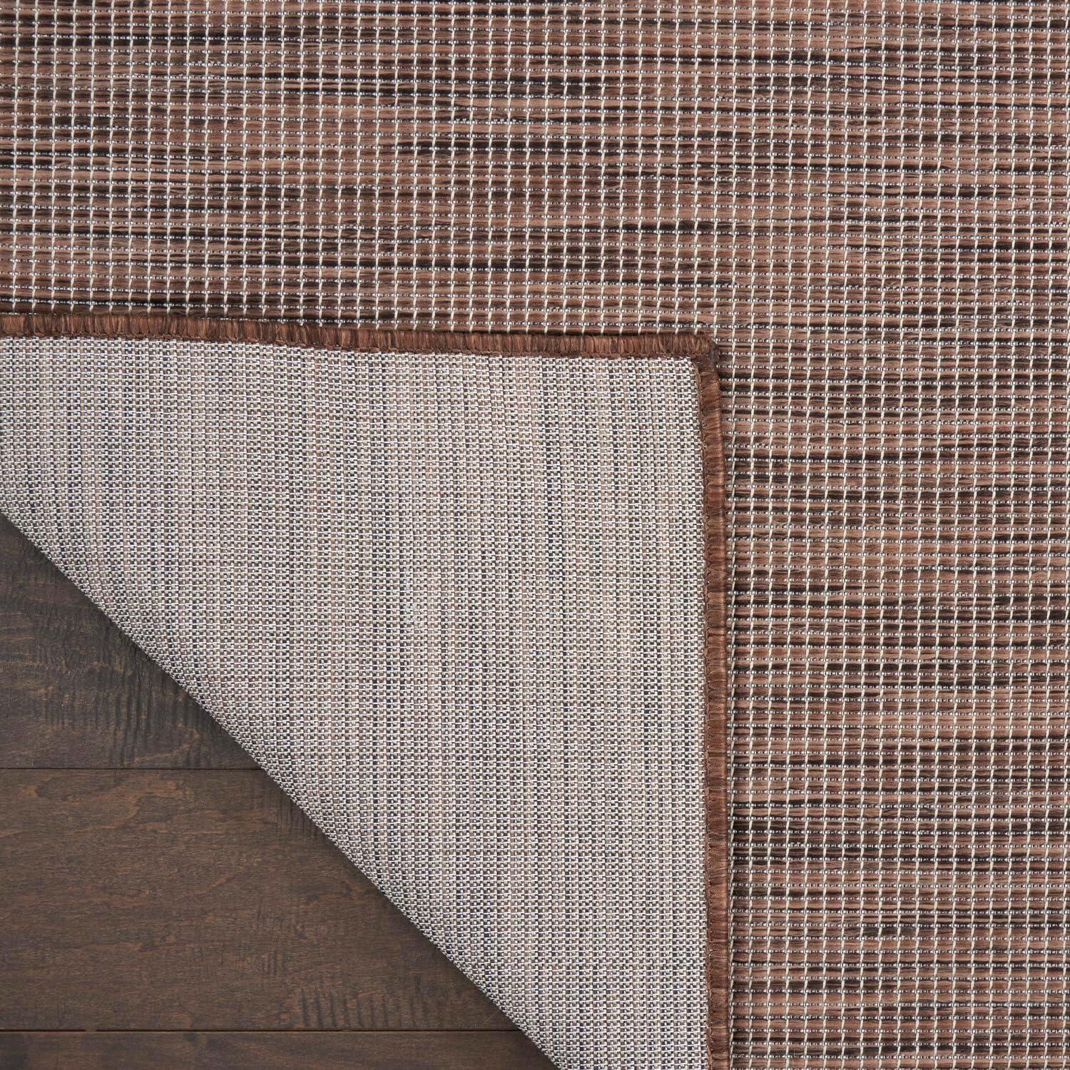 Ebern Designs Southwestern Machine Woven Polypropylene Indoor / Outdoor Area Rug in Natural