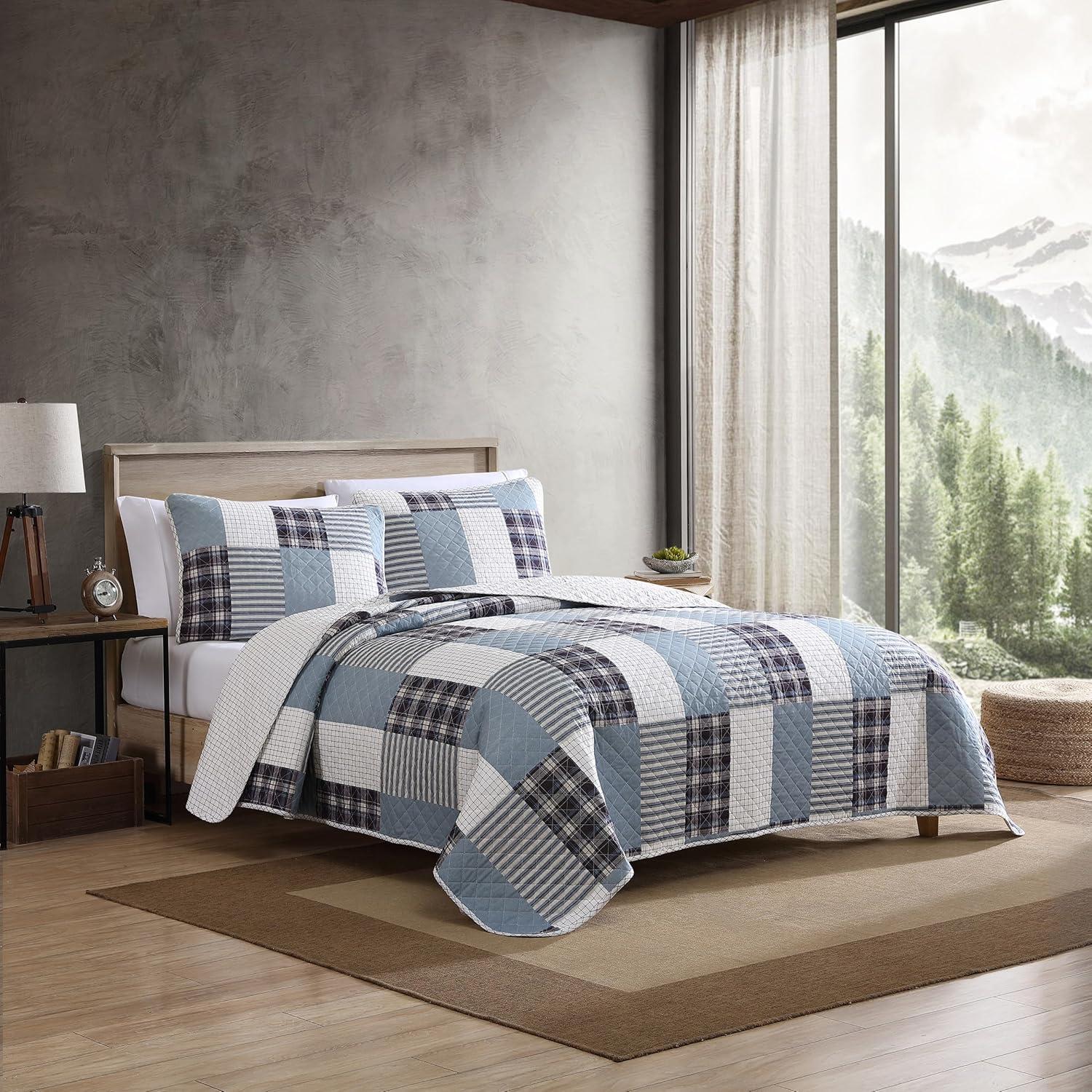 Camano Island Quilt And Sham Set Plum - Eddie Bauer®