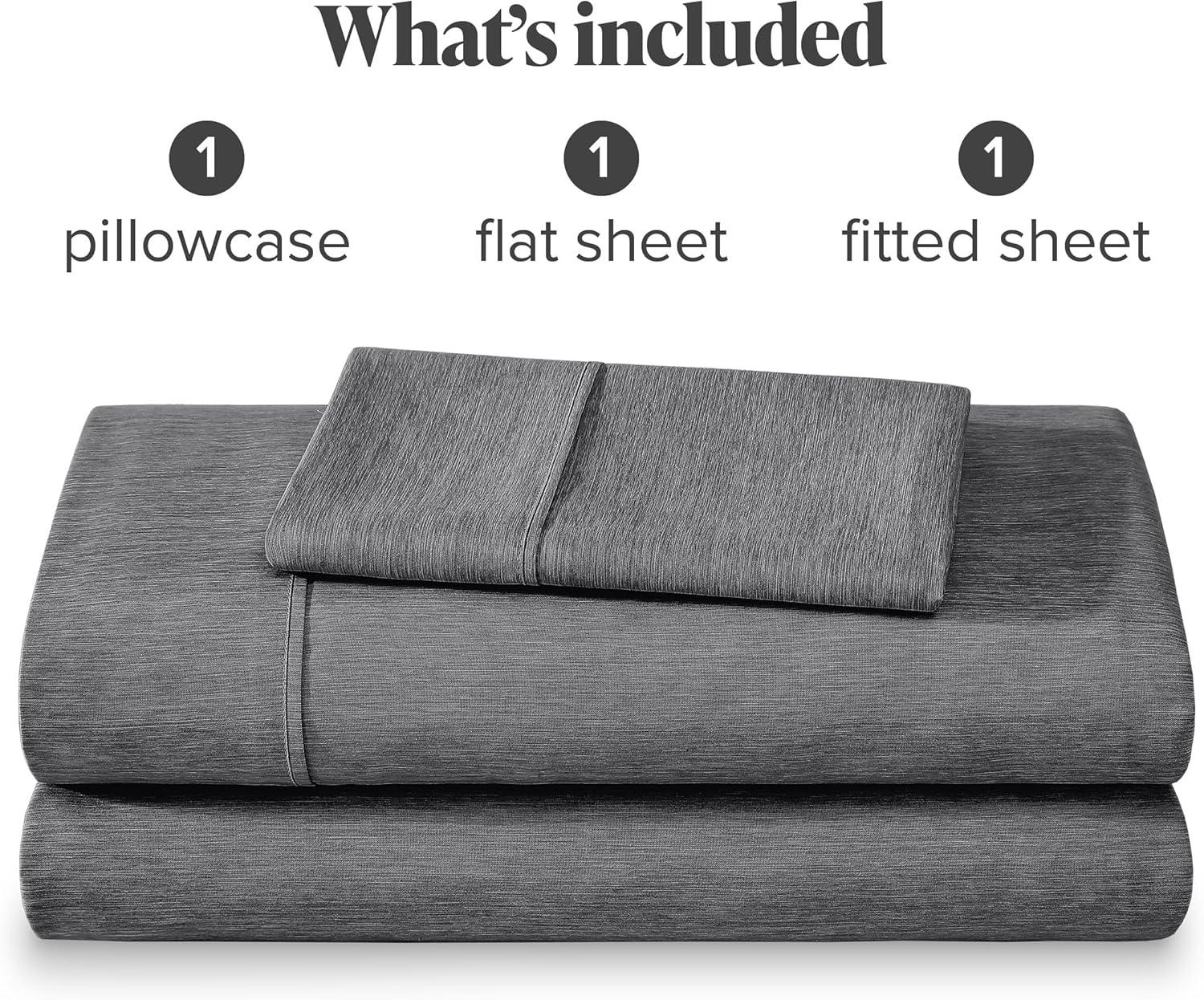 4 Piece Sheet Set - Heathered Double Brushed - Bare Home