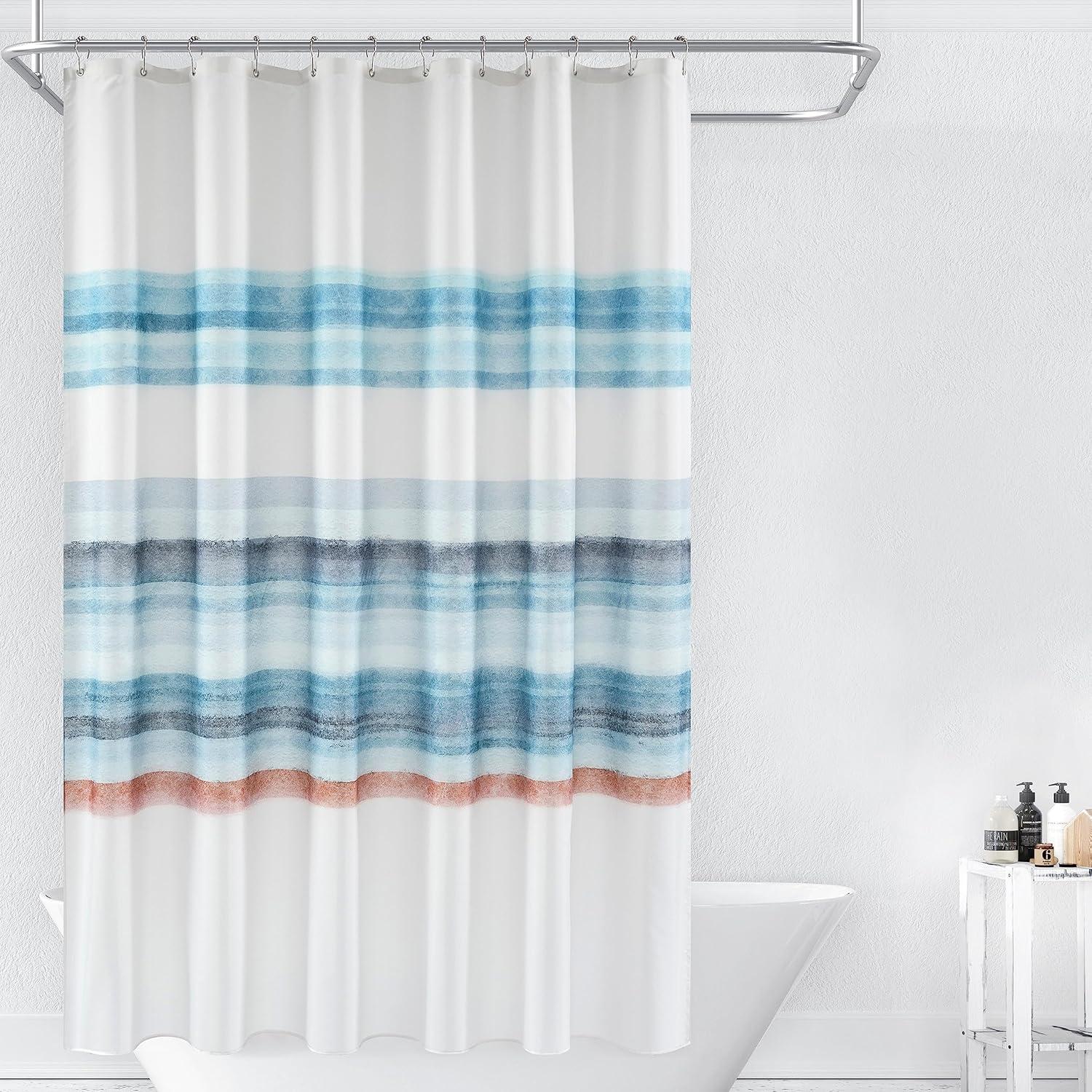 Brinkman Striped Shower Curtain