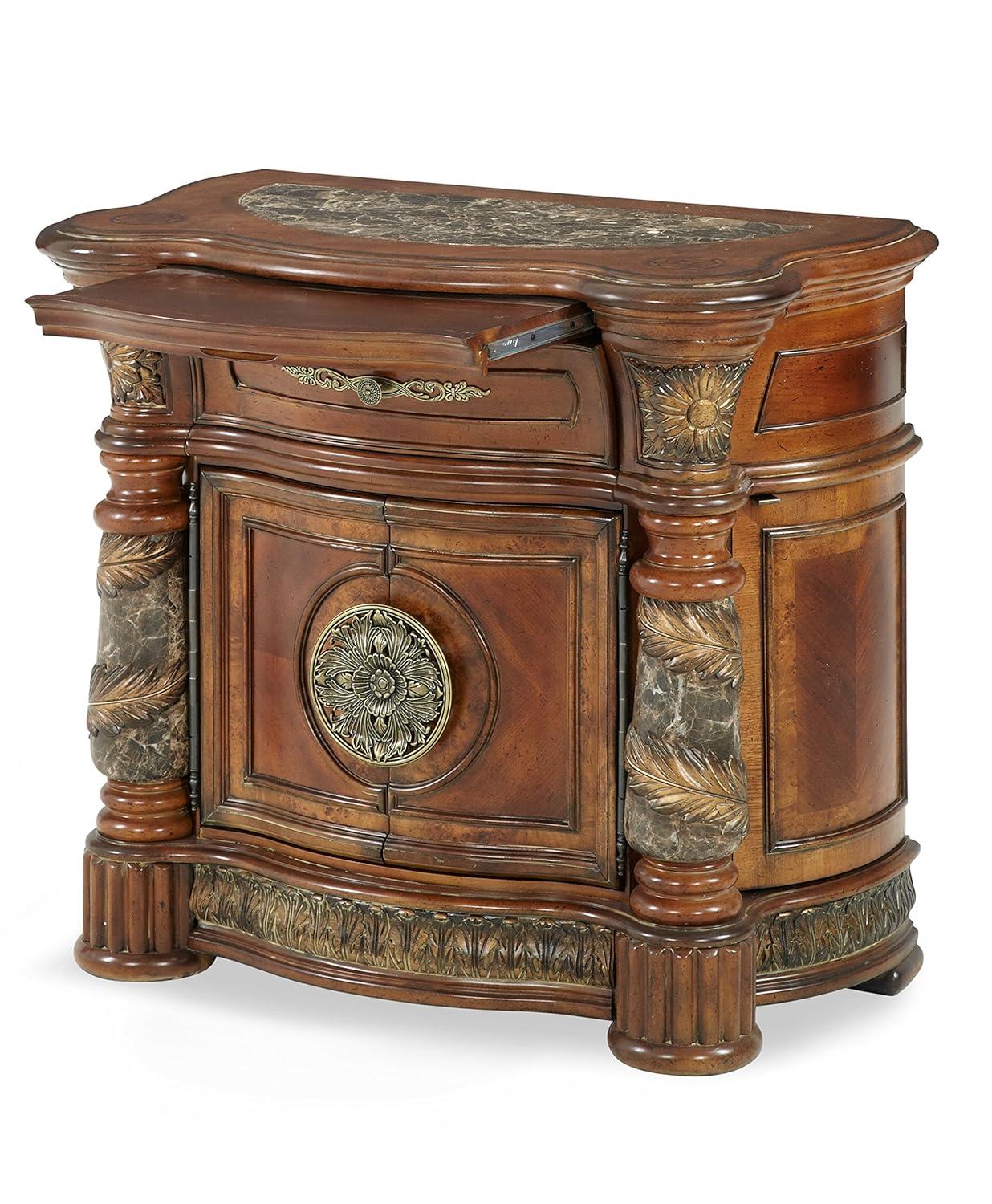 Villa Valencia Solid Wood Bedside Chest