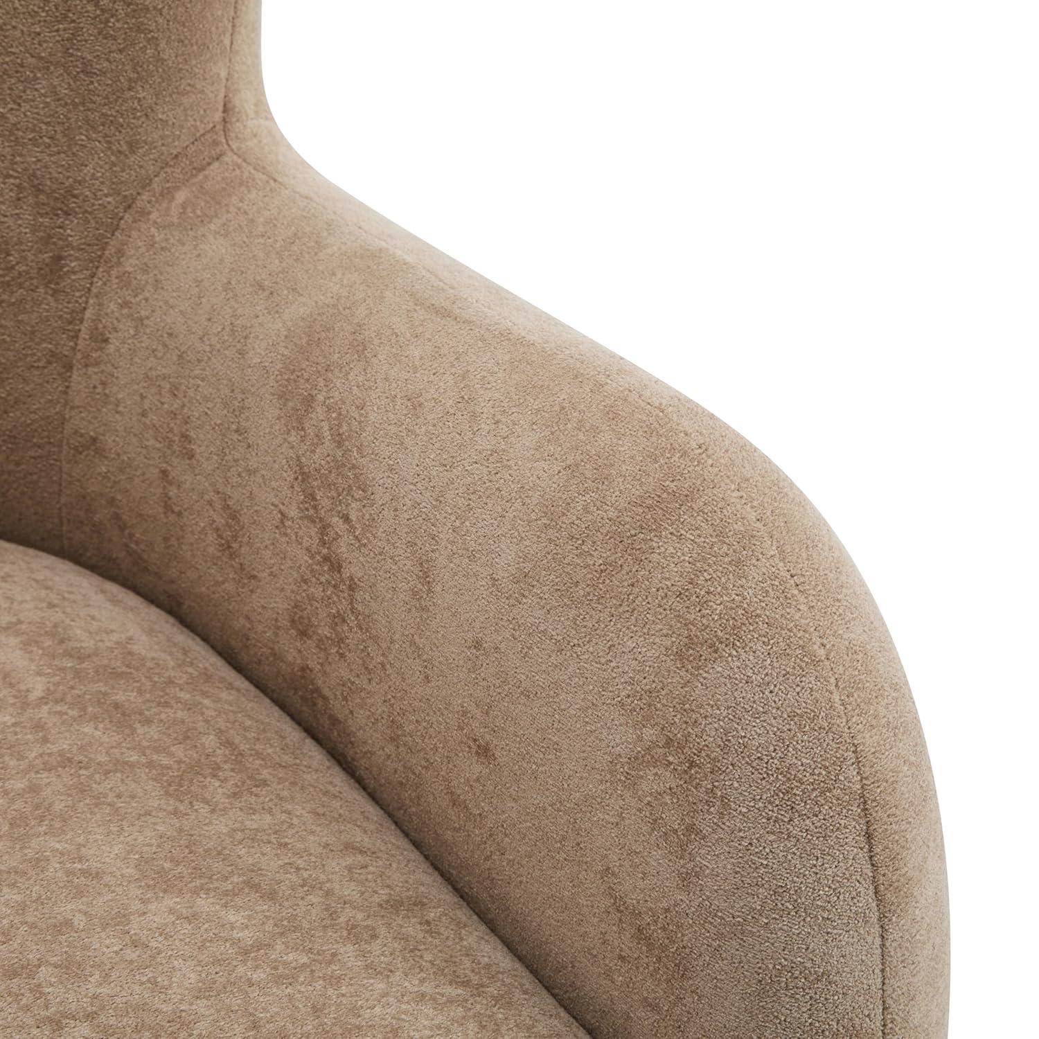 Christopher Knight Home Bacho Cozy Wingback Upholstered Accent Chair, Camel