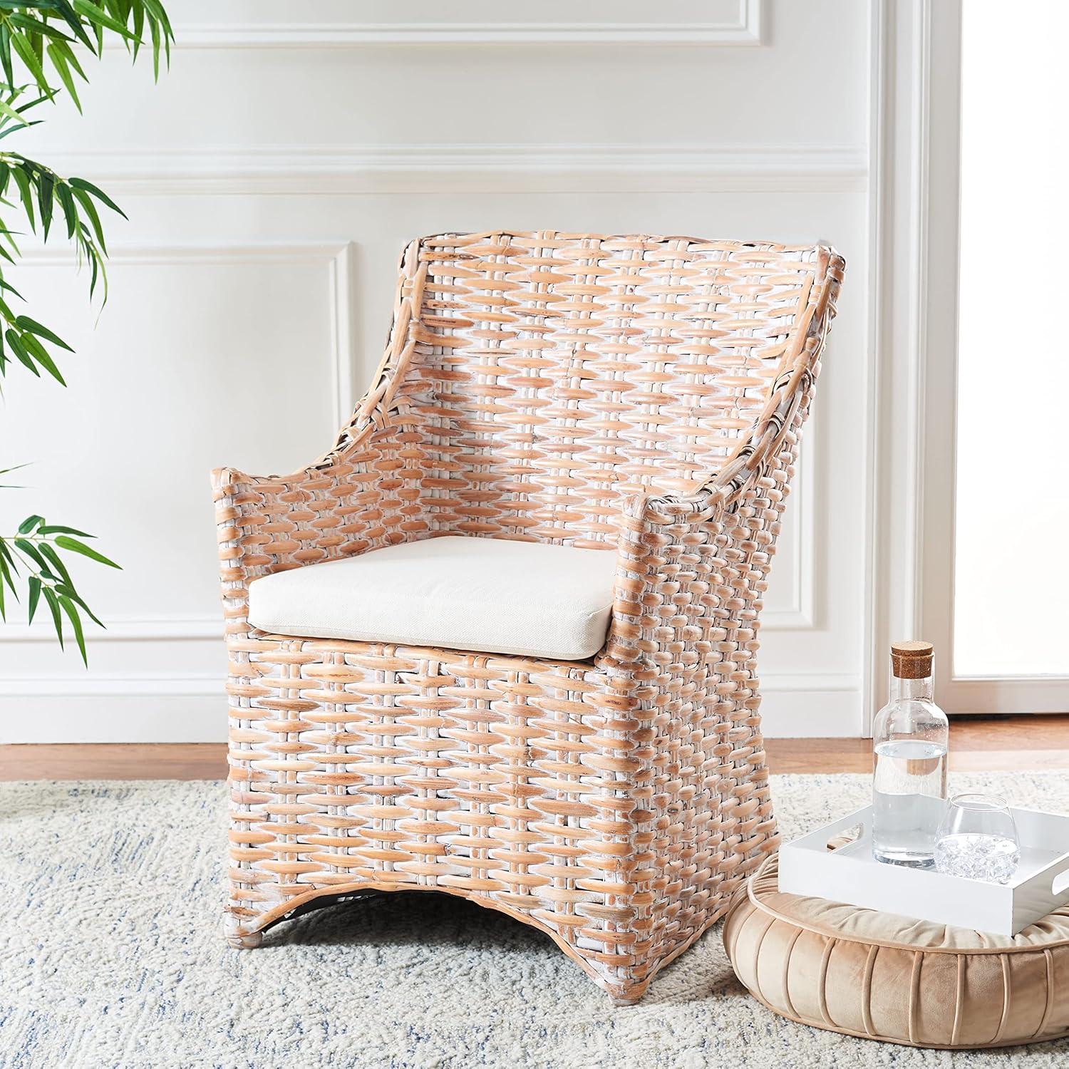 Ventura Rattan Arm Chair  - Safavieh