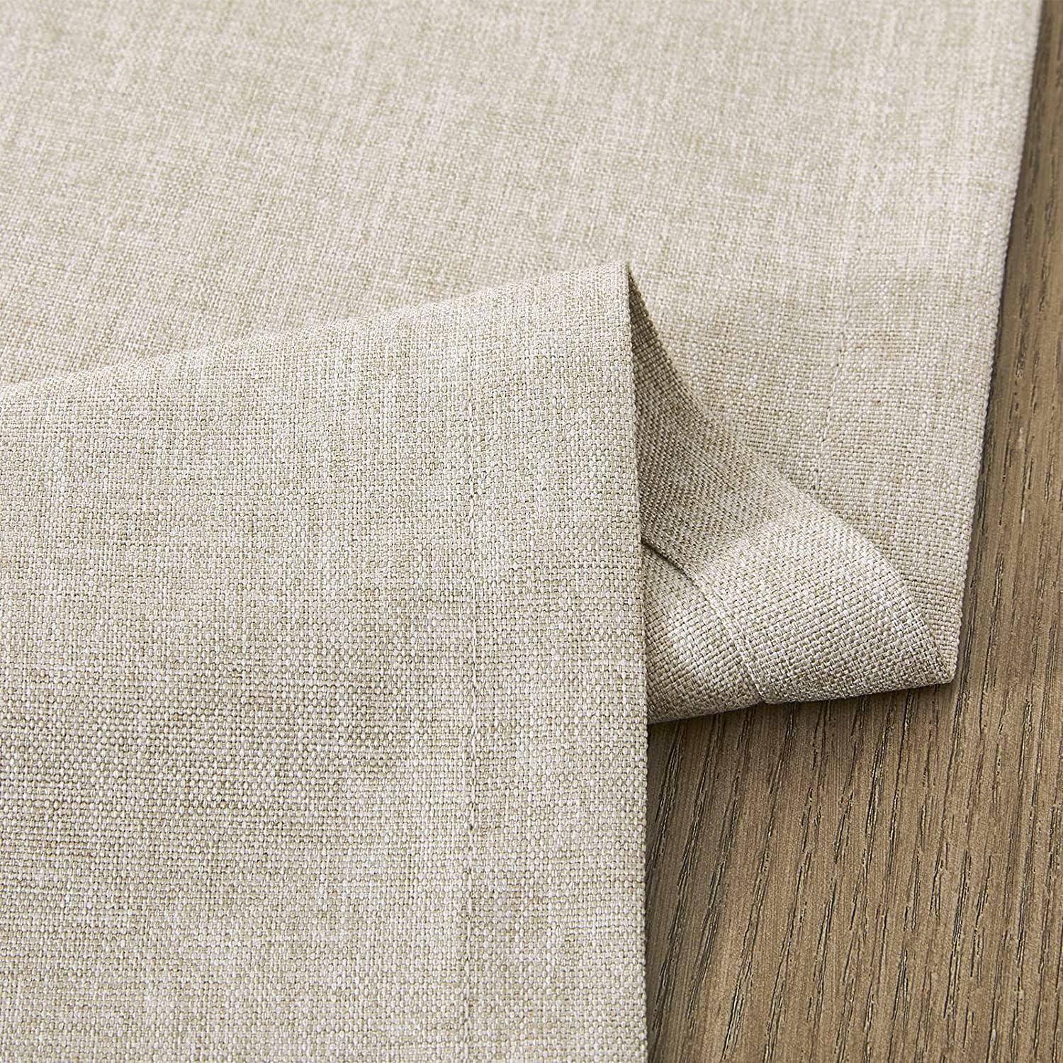 Design Imports Stone Brown Solid Chambray Table Runner 14X72