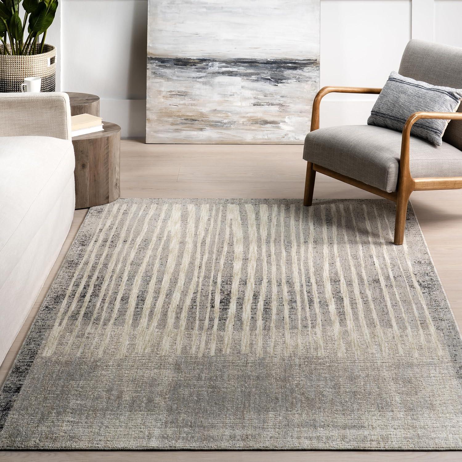 Nuloom Emely Modern Striped Indoor Area Rug