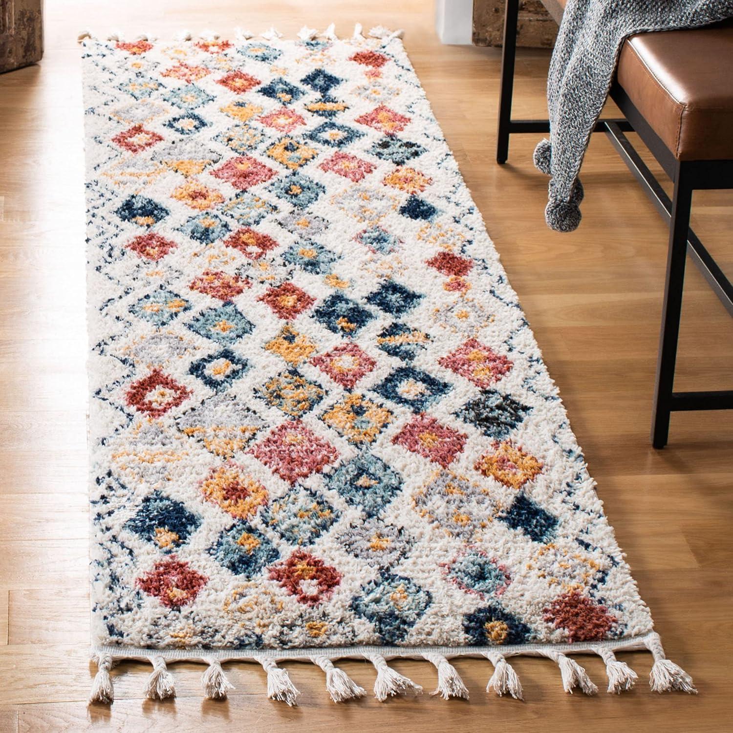 Morocco MRC924 Power Loomed Runner Rug - Ivory/Multi - 2'2"x7' - Safavieh.