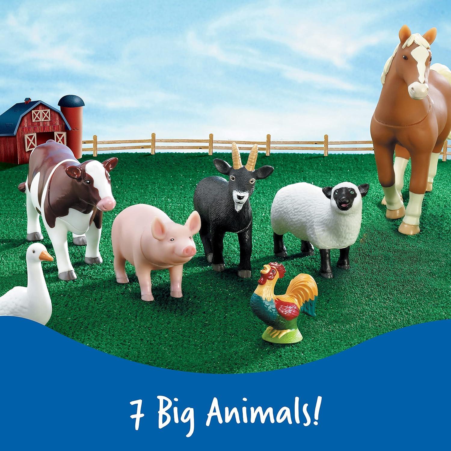 Learning Resources Learning Resources Jumbo Farm Animals, Set Of 7