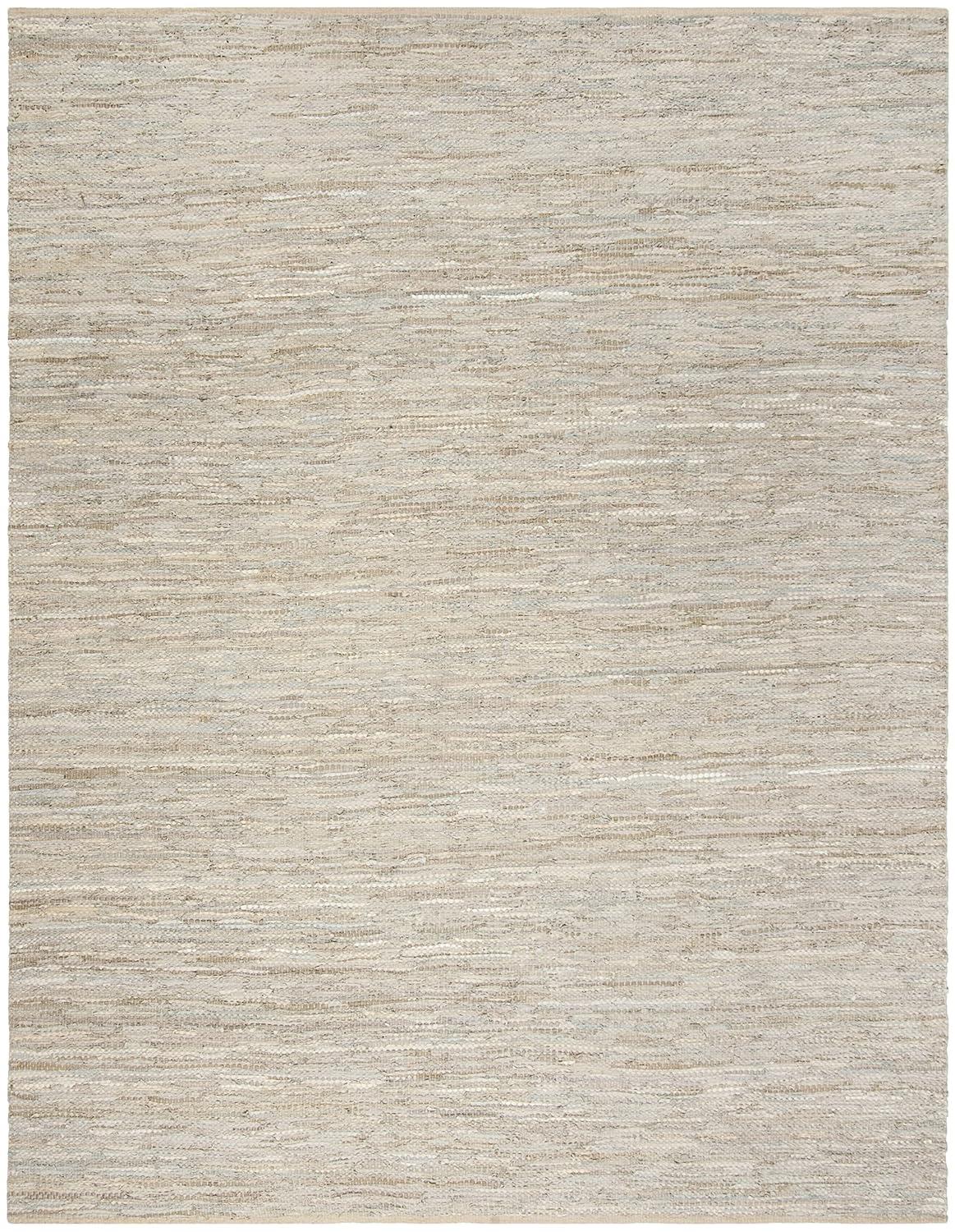 SAFAVIEH Vintage Leather Deemer Solid Area Rug, Beige, 9' x 12'