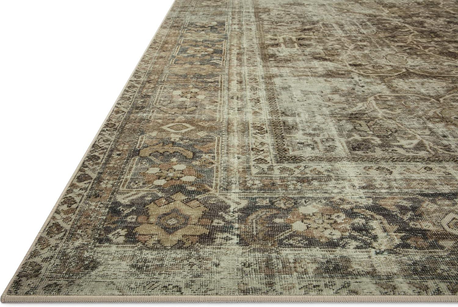 Sinclair I Rug by Magnolia Home by Joanna Gaines x Loloi - Pebble and Taupe / 2'3" x 9'6" Runner