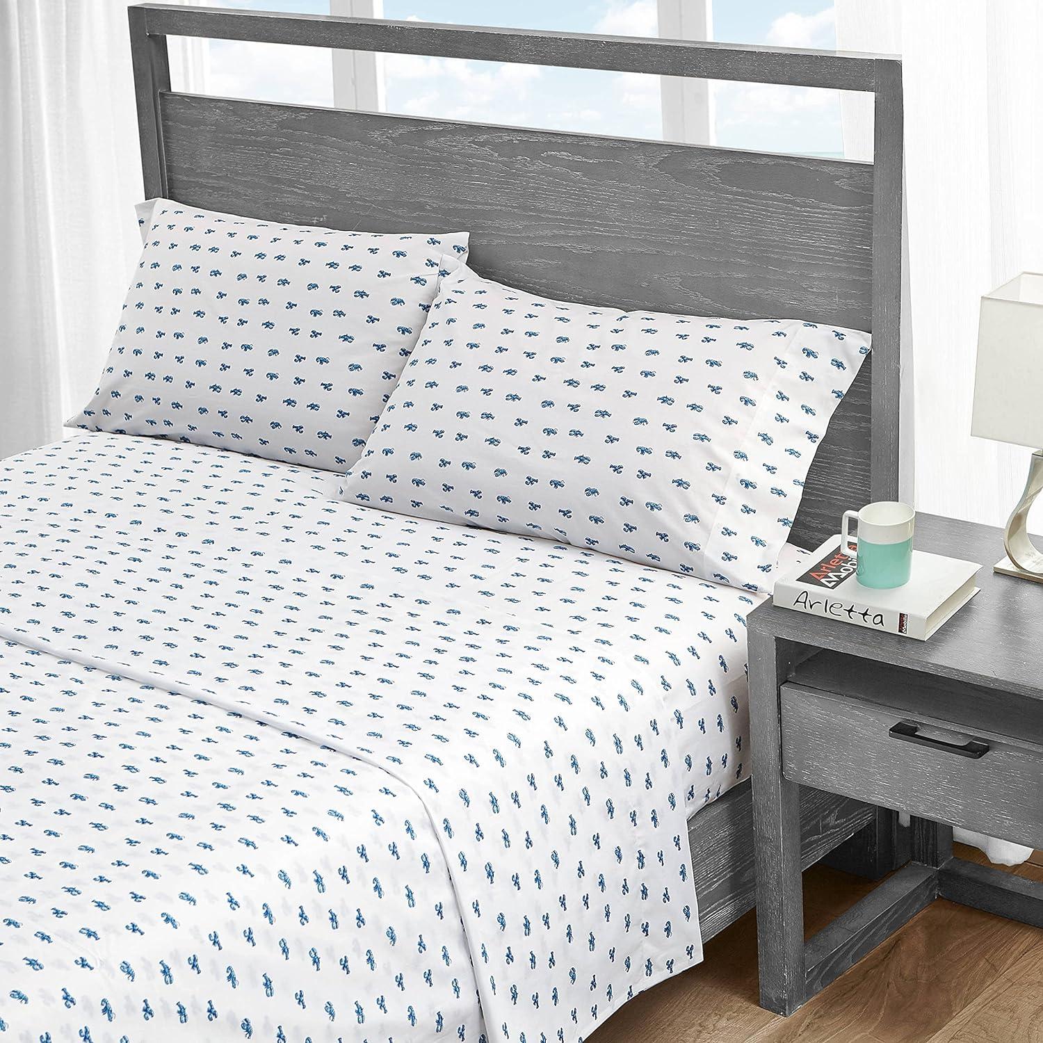 Nautica Nautica Printed Cotton Percale Sheet Sets