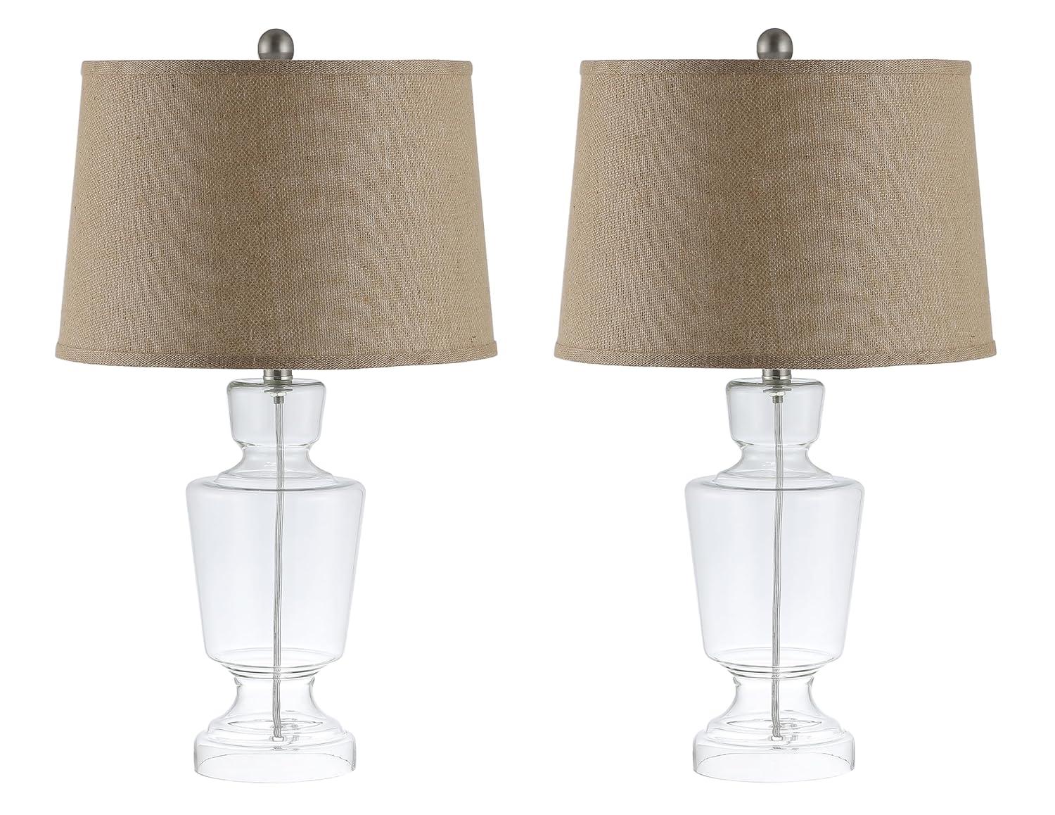 Amby Table Lamp (Set of 2) - 24 Inch Height - TBL4287 - Clear - Safavieh