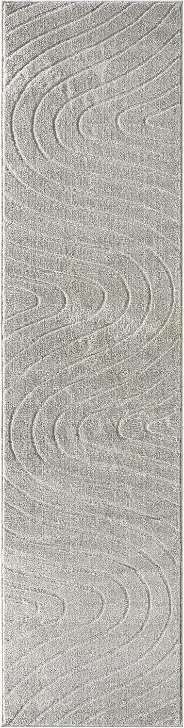 Luxe Weavers Modern Geometric Wave Area Rug