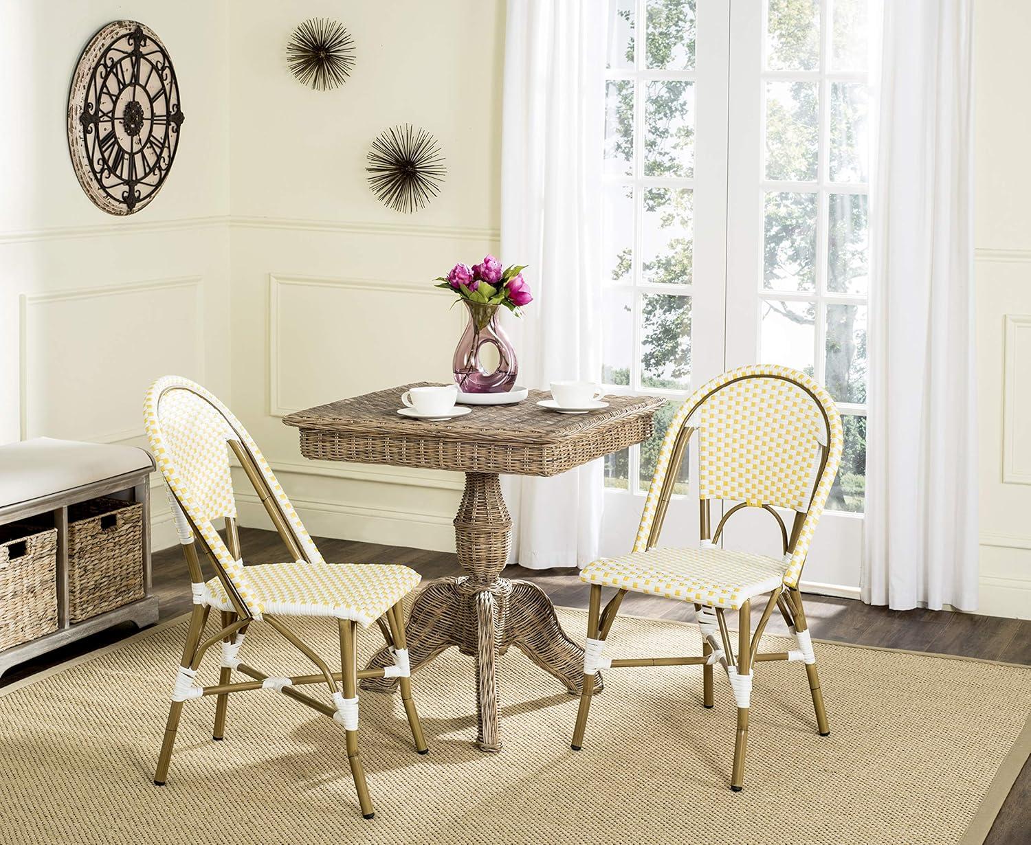 Casidy Polyethylene (PE) Wicker Wicker Outdoor Dining Side Chair