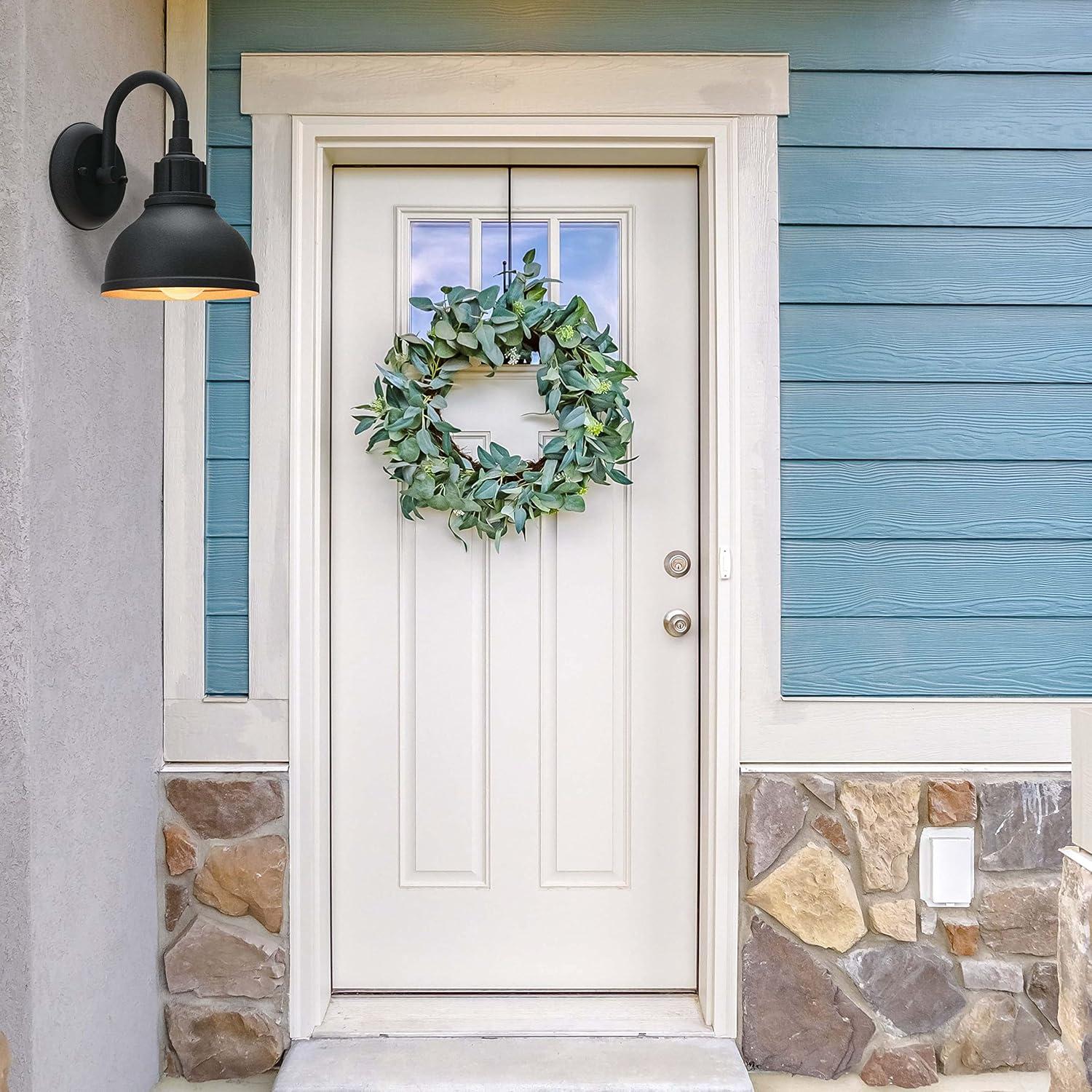 Robert Stevenson Lighting  Landon - Metal Outdoor Light with Shade 9W x 10L x 13H 13 to 18 Inches 7 to 12 Inches