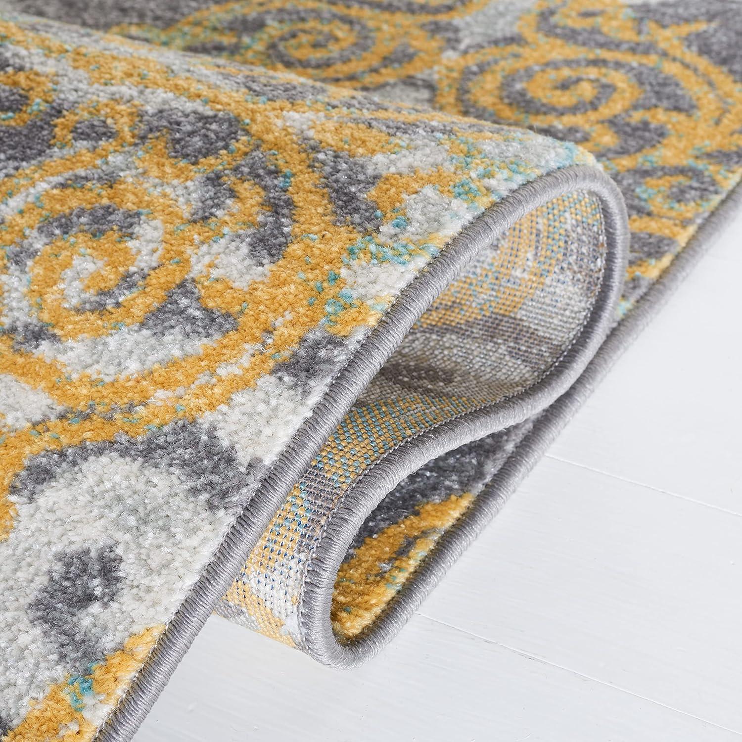Evoke EVK230 Power Loomed Indoor Area Rug - Grey/Ivory - 5'3"x7'6" - Safavieh