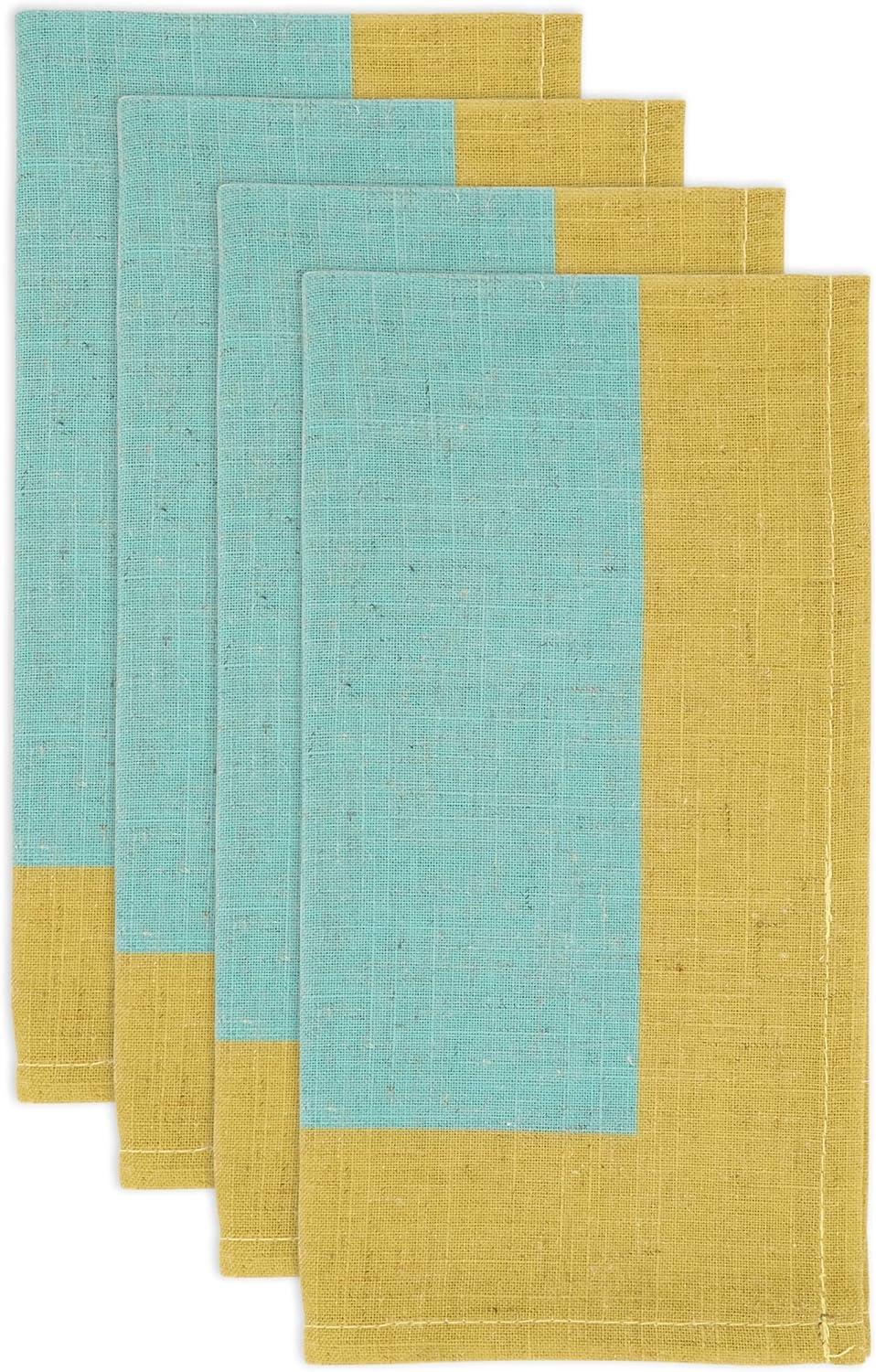 85% Polyester - 15% Linen No Pattern Rectangle Napkin