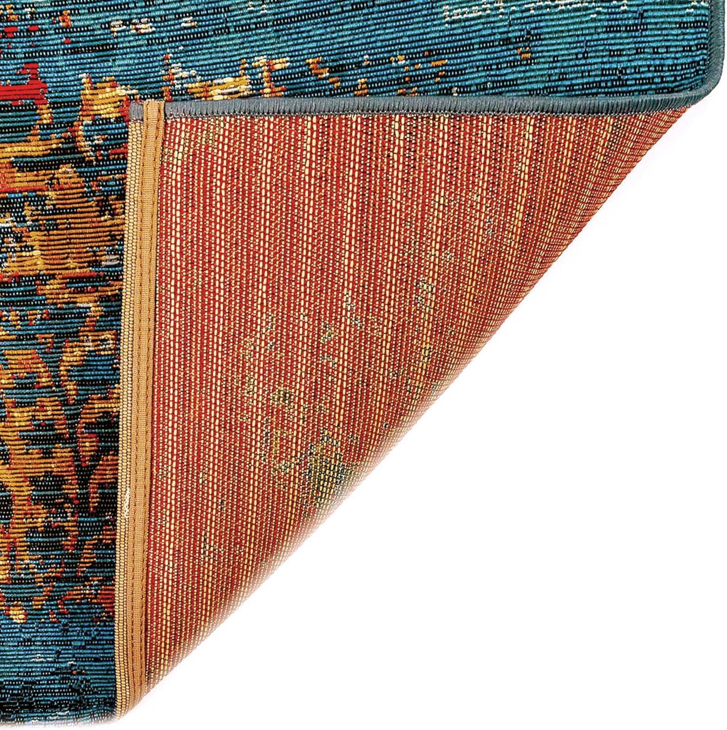 Liora Manne Marina Suzanie Indoor/Outdoor Area Rug Blue 3'11" x 5'10"