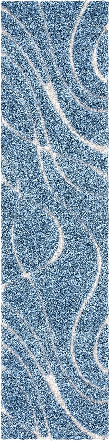 Florida Shag SG471 Power Loomed Area Rug  - Safavieh