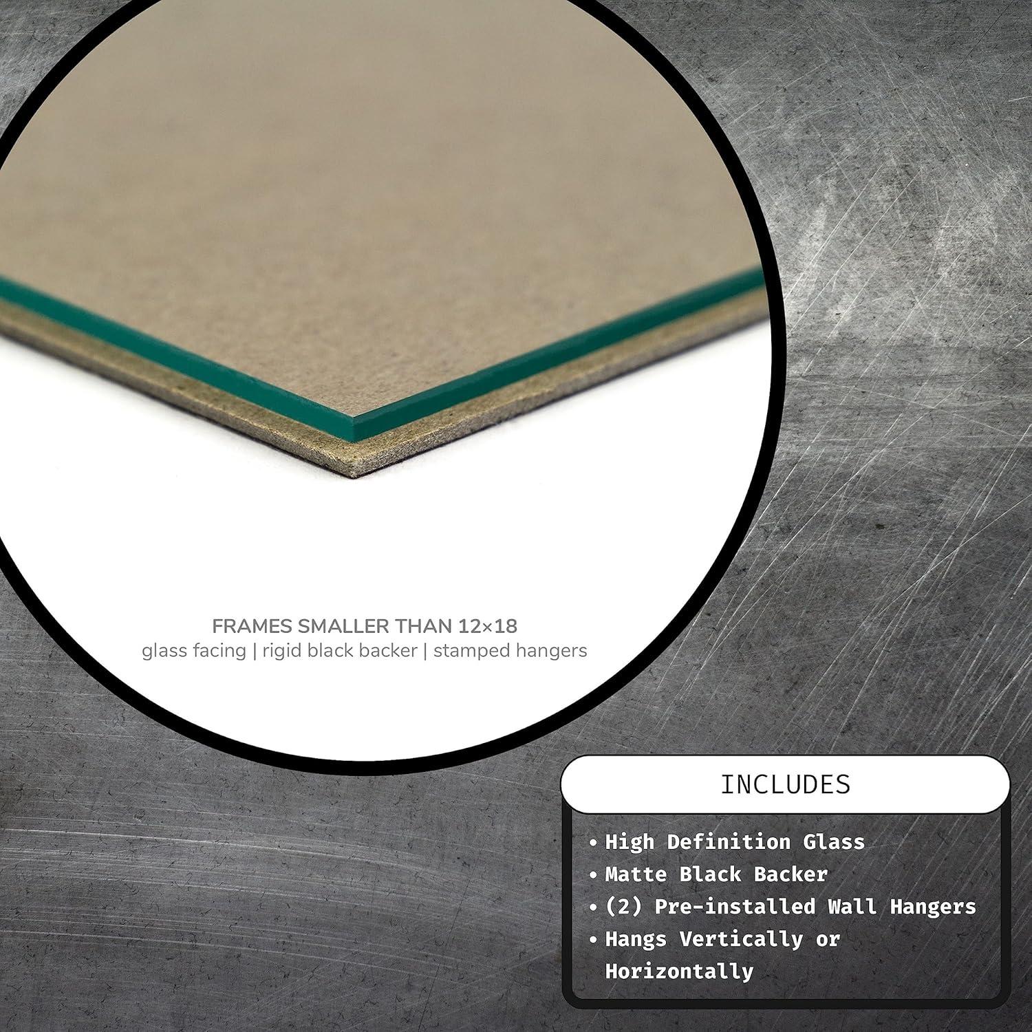 Craig Frames American Barn, 11x15 inch Picture Frame, Faux Brown Oak Barnwood