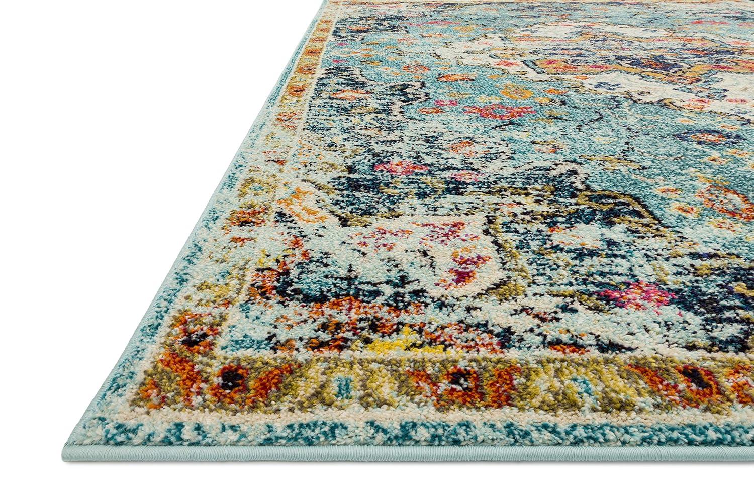 Loloi II Nadia Abstract Blue / Midnight Area Rug