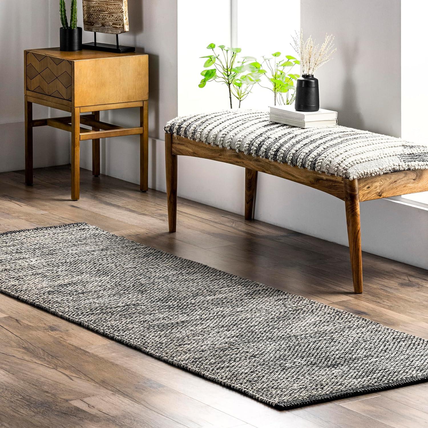 Nuloom Alessi Solid Farmhouse Cotton Indoor Area Rug