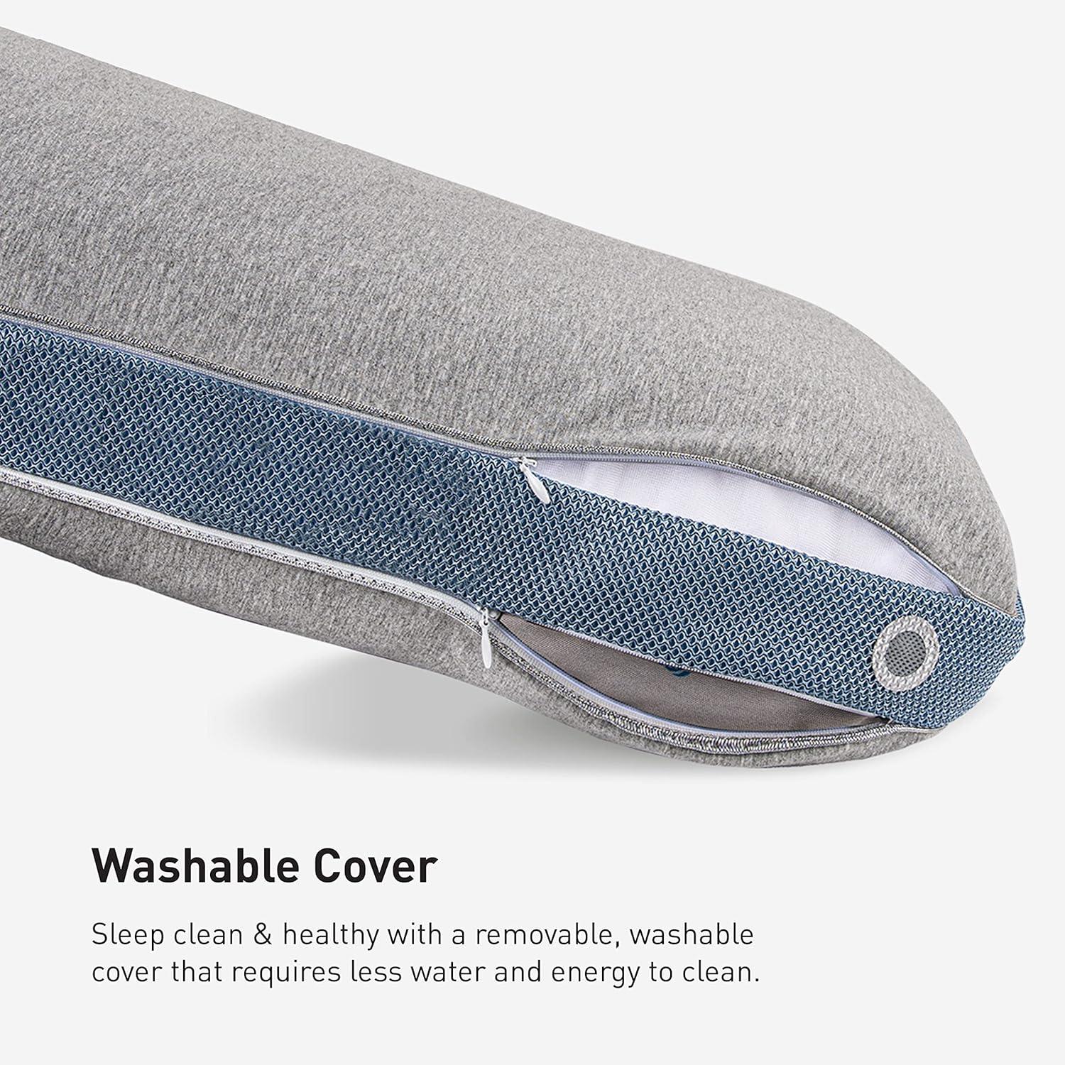 Bedgear Bedgear Flow Performance Pillow - Breathable Bed Pillow - Medium - Washable Cover