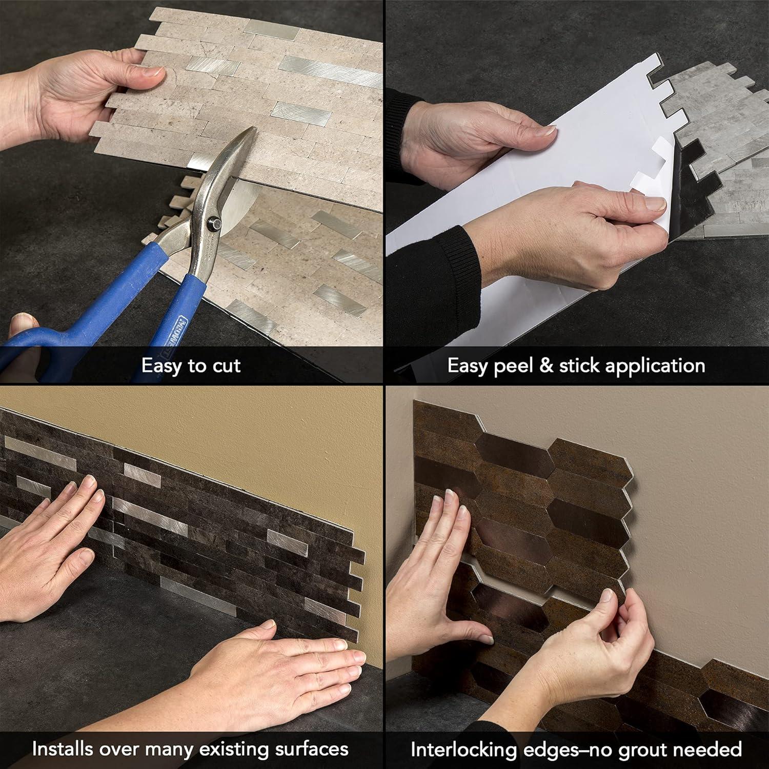 Aspect Peel and Stick Collage Tile