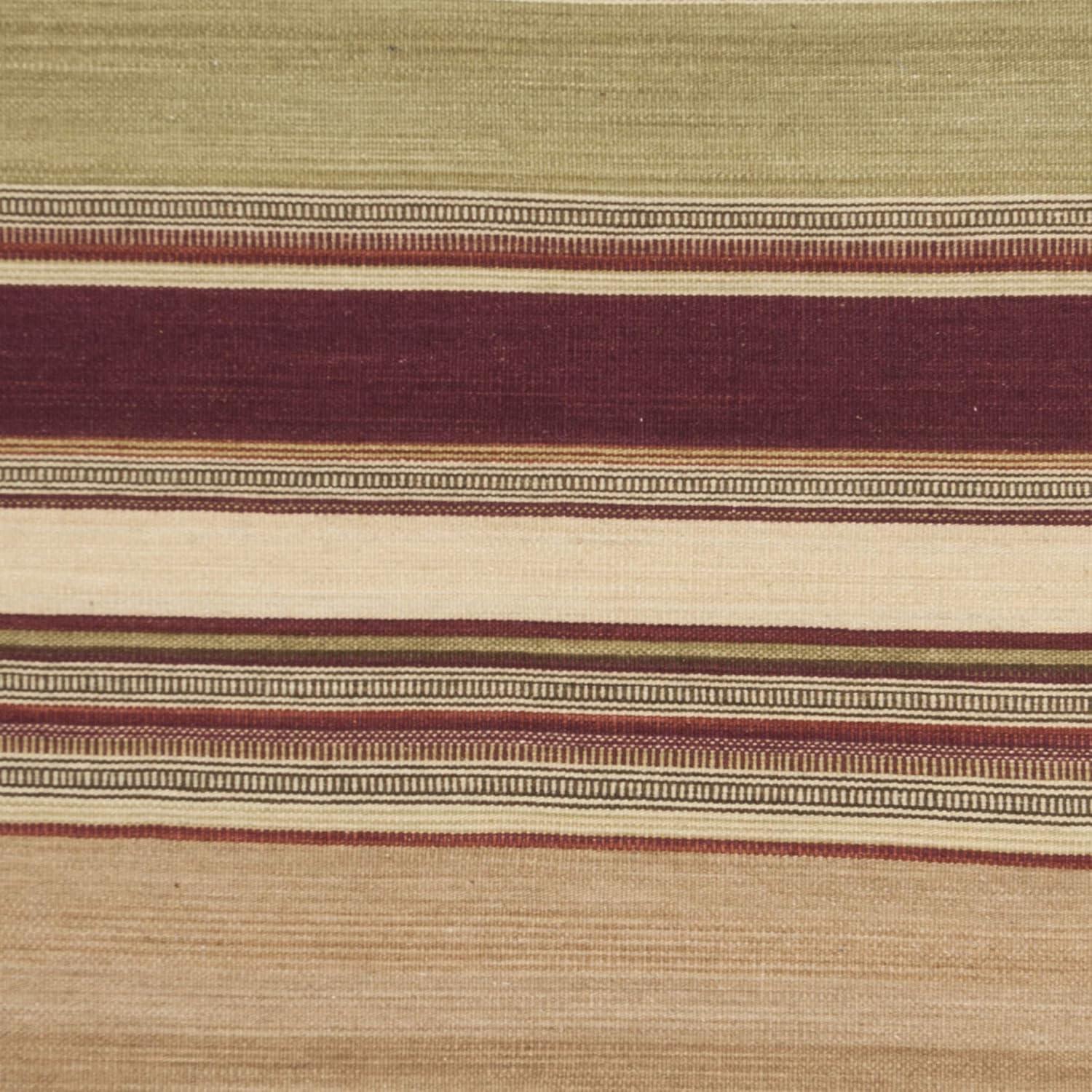 Striped Kilim STK313 Hand Woven Indoor Area Rug - Red - 4'x6' - Safavieh.