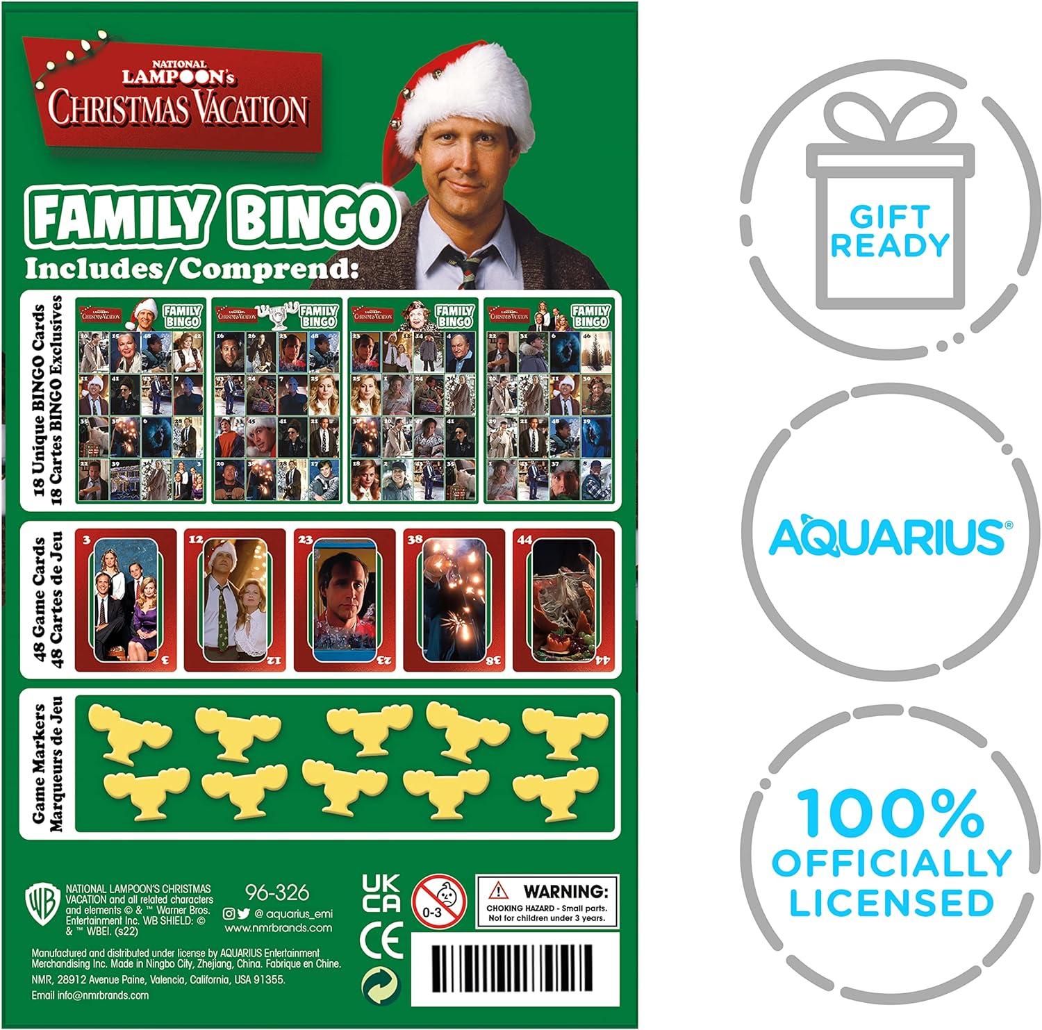 AQUARIUS - Christmas Vacation Family Bingo Game C43