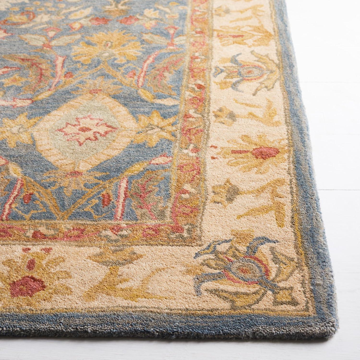 Anatolia AN544 Hand Tufted Indoor Accent Rug - Light Blue/Ivory - 2'x3' - Safavieh