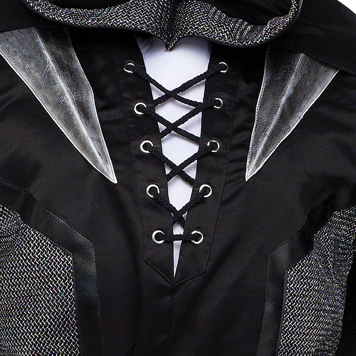 Fun World - Men's Evil Knight Costume - One Size Fits Most