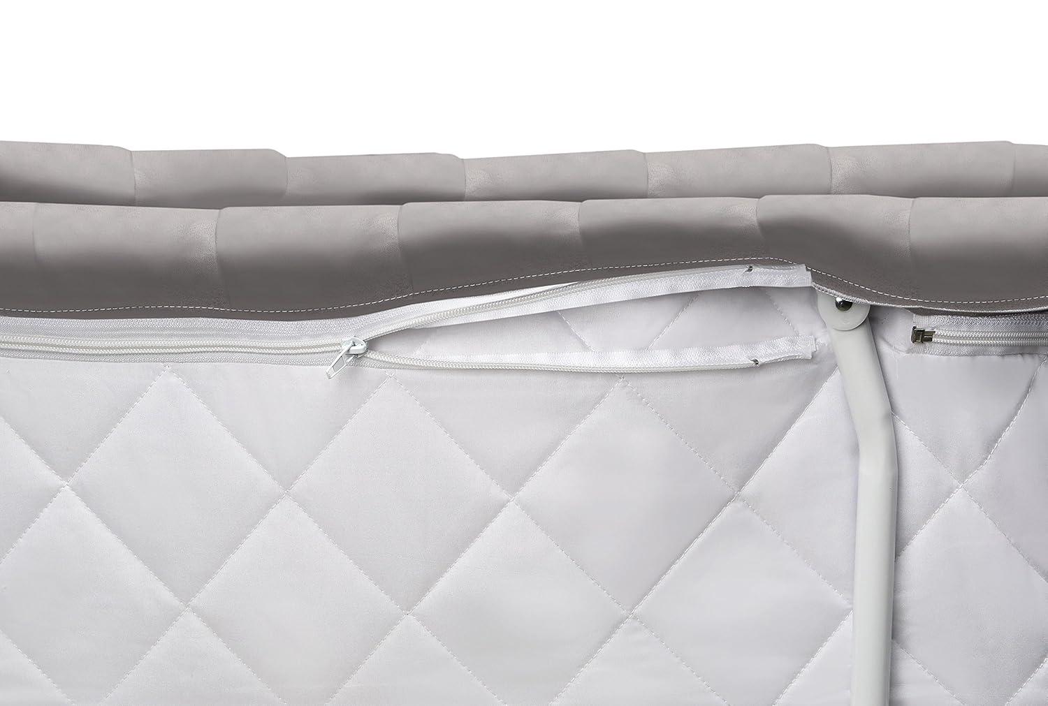 Badger Basket Wishes Oval Bassinet, Gray