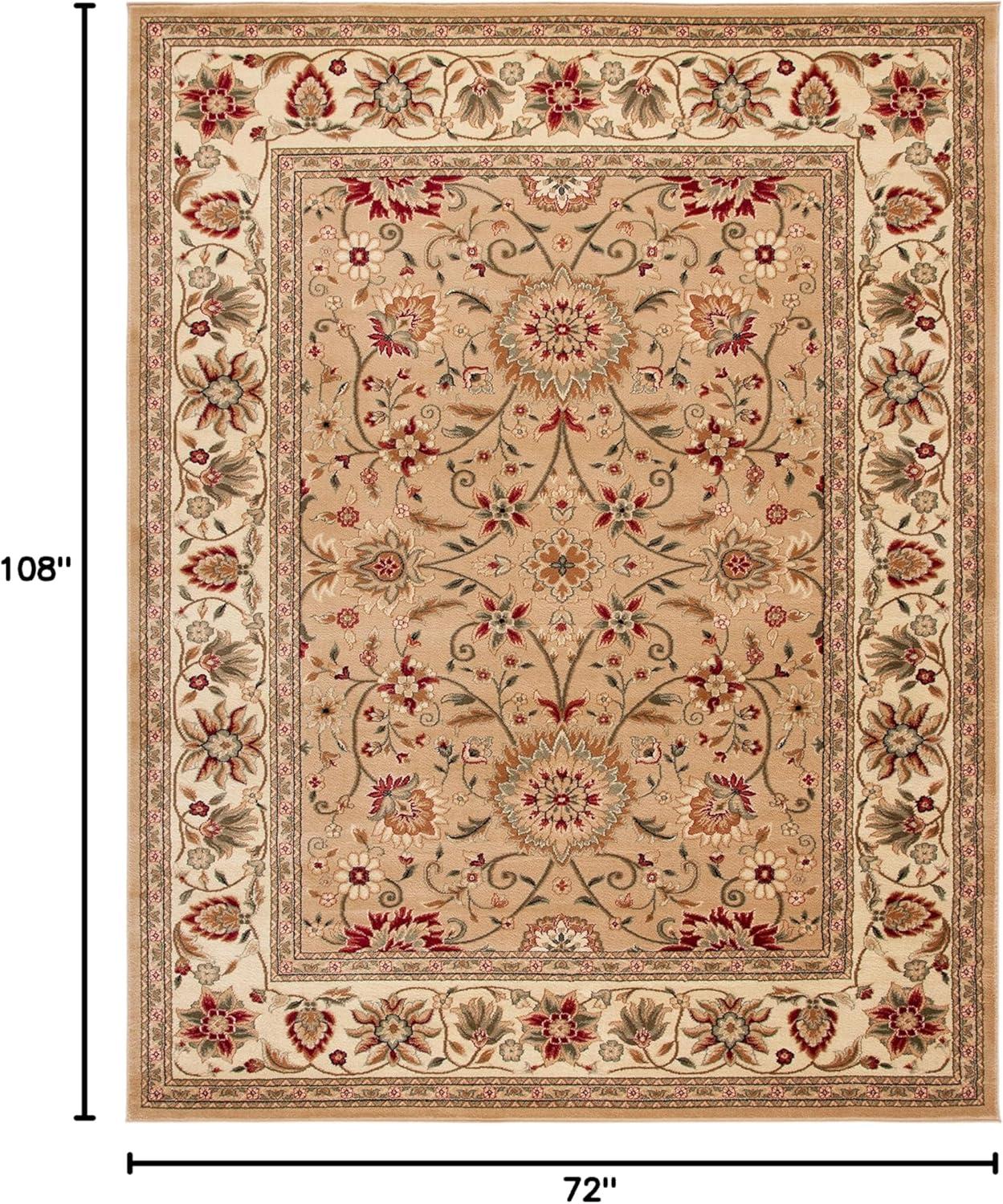 Lyndhurst LNH212 Power Loomed Area Rug - Beige/Ivory - 6'x9' - Safavieh.