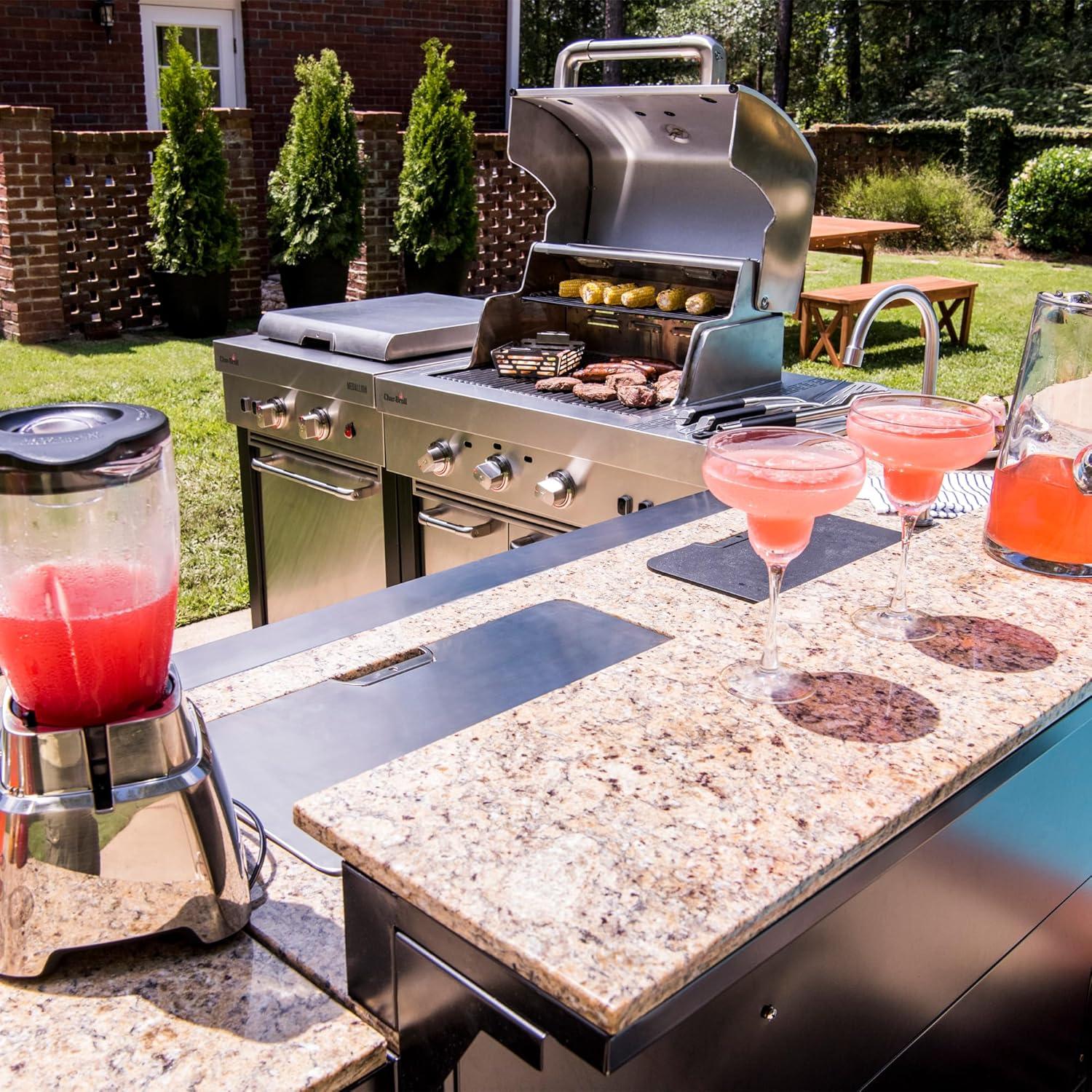 Charbroil Medallion Series Modular Outdoor Kitchen Granite Bar Top Component