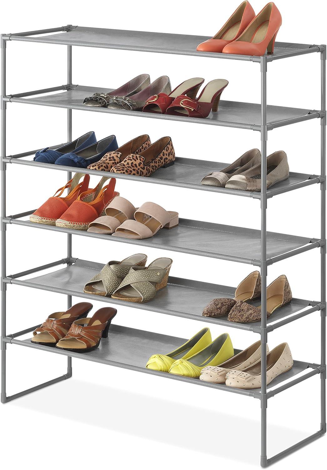 23.87'' W Steel Shoe Rack