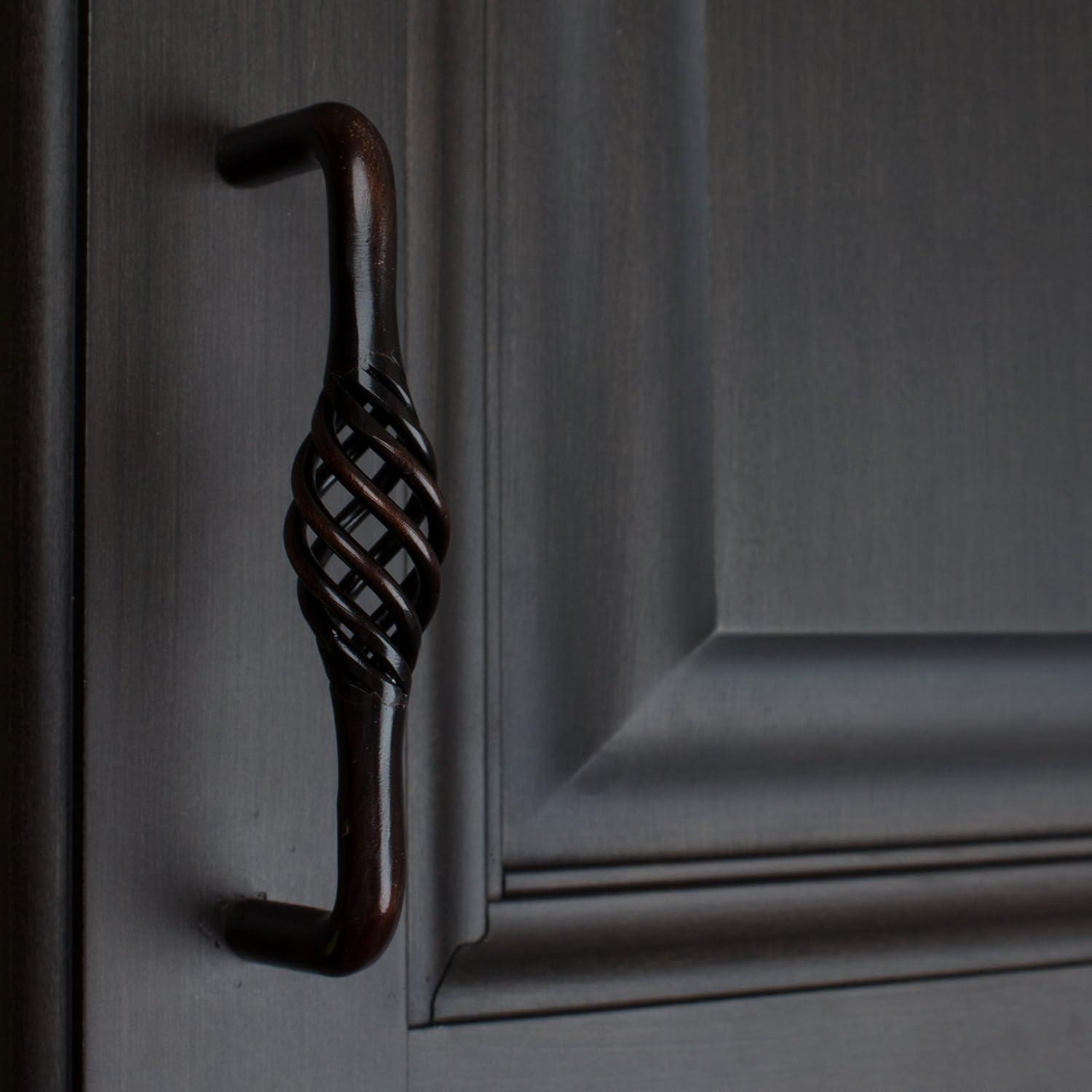 GlideRite Hardware 3022-ORB-10 3.75 inch Cc Oil Rubbed Bronze Birdcage Cabinet Pull 10 Pack