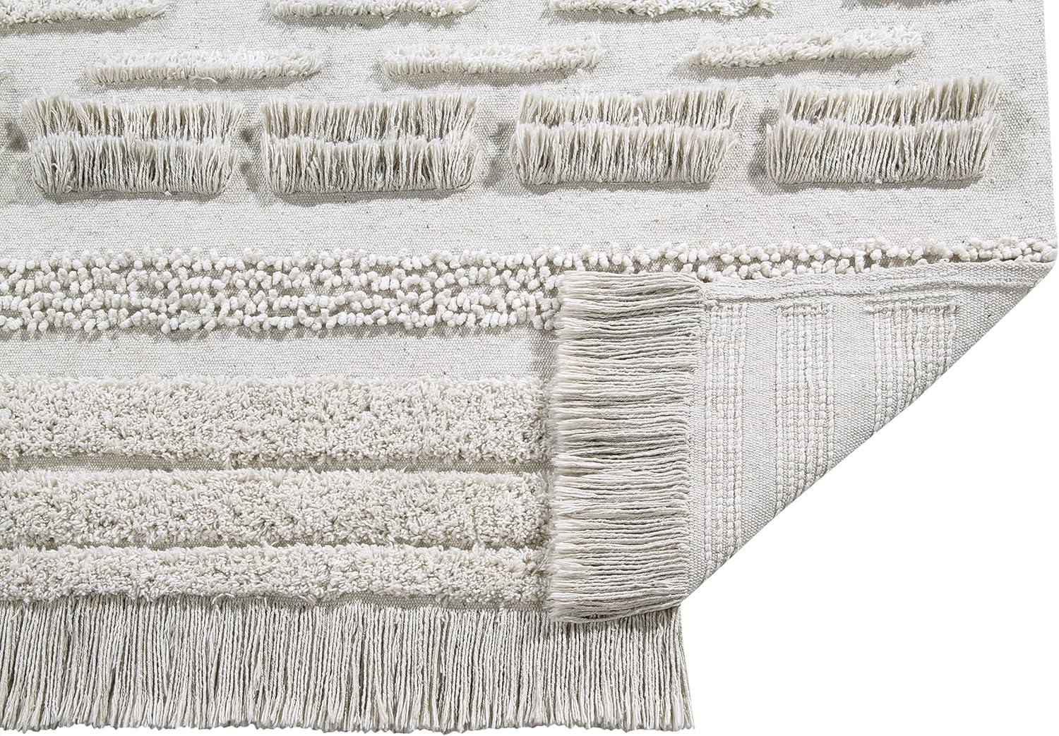 Hand Tufted Cotton Striped Rug