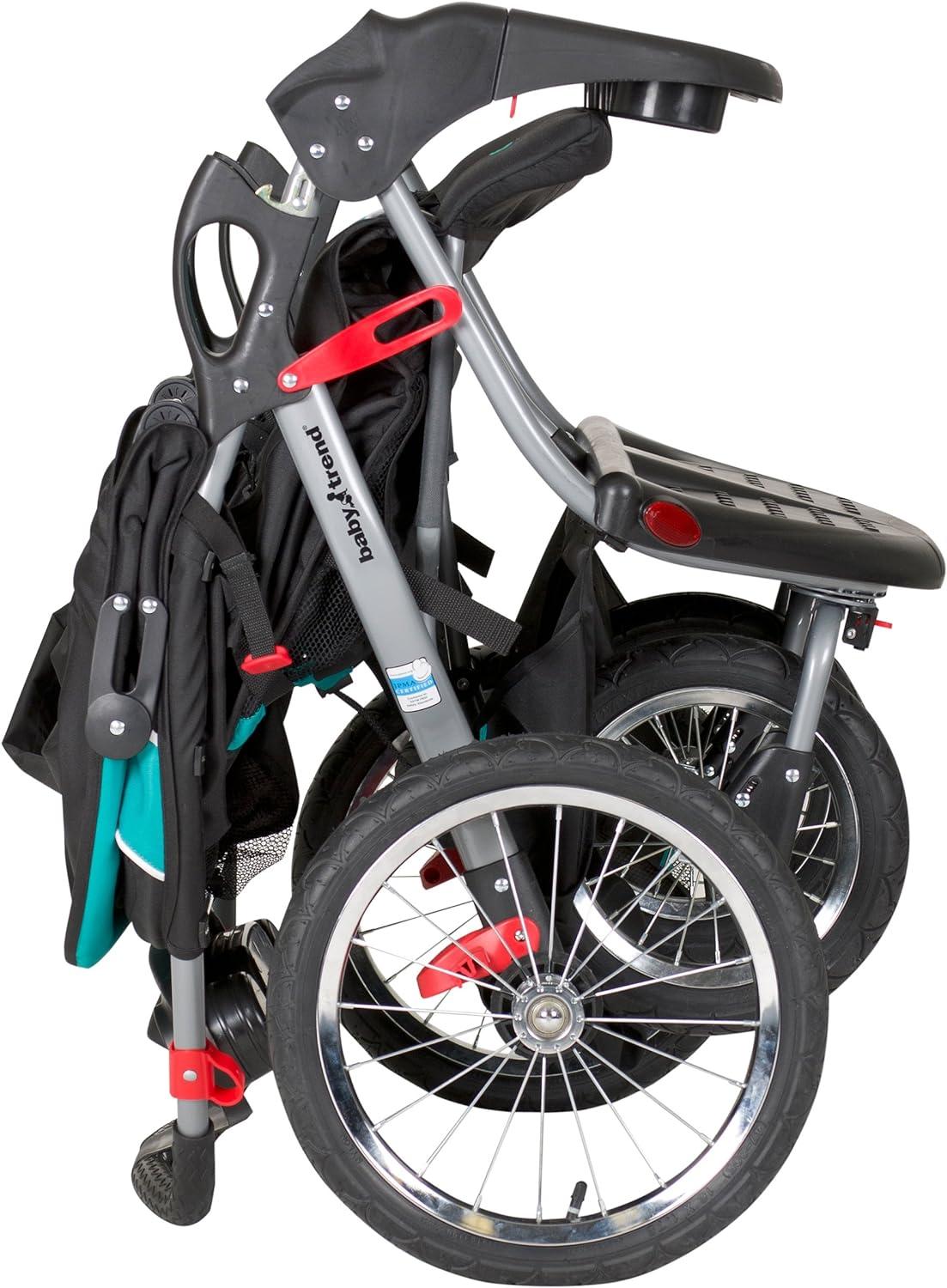Baby Trend Navigator Double Jogger Stroller - Blue Tropic