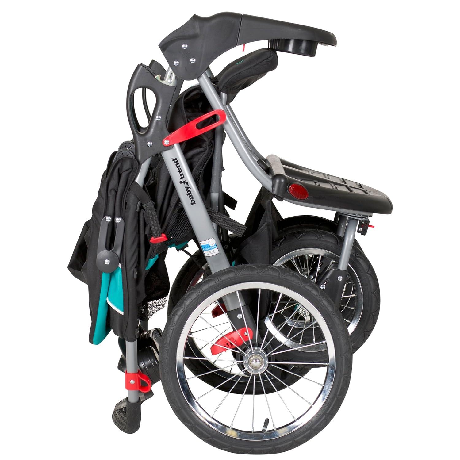 Baby Trend Navigator Double Jogger Stroller - Blue Tropic