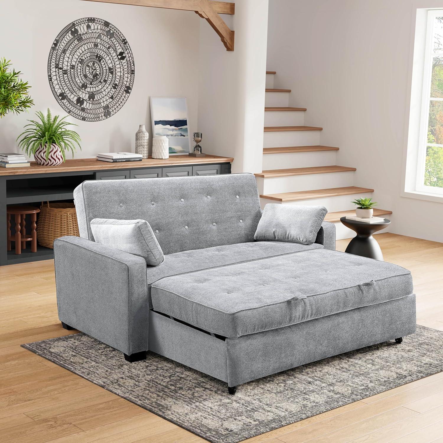 Serta Monroe Full Size Convertible Sofa