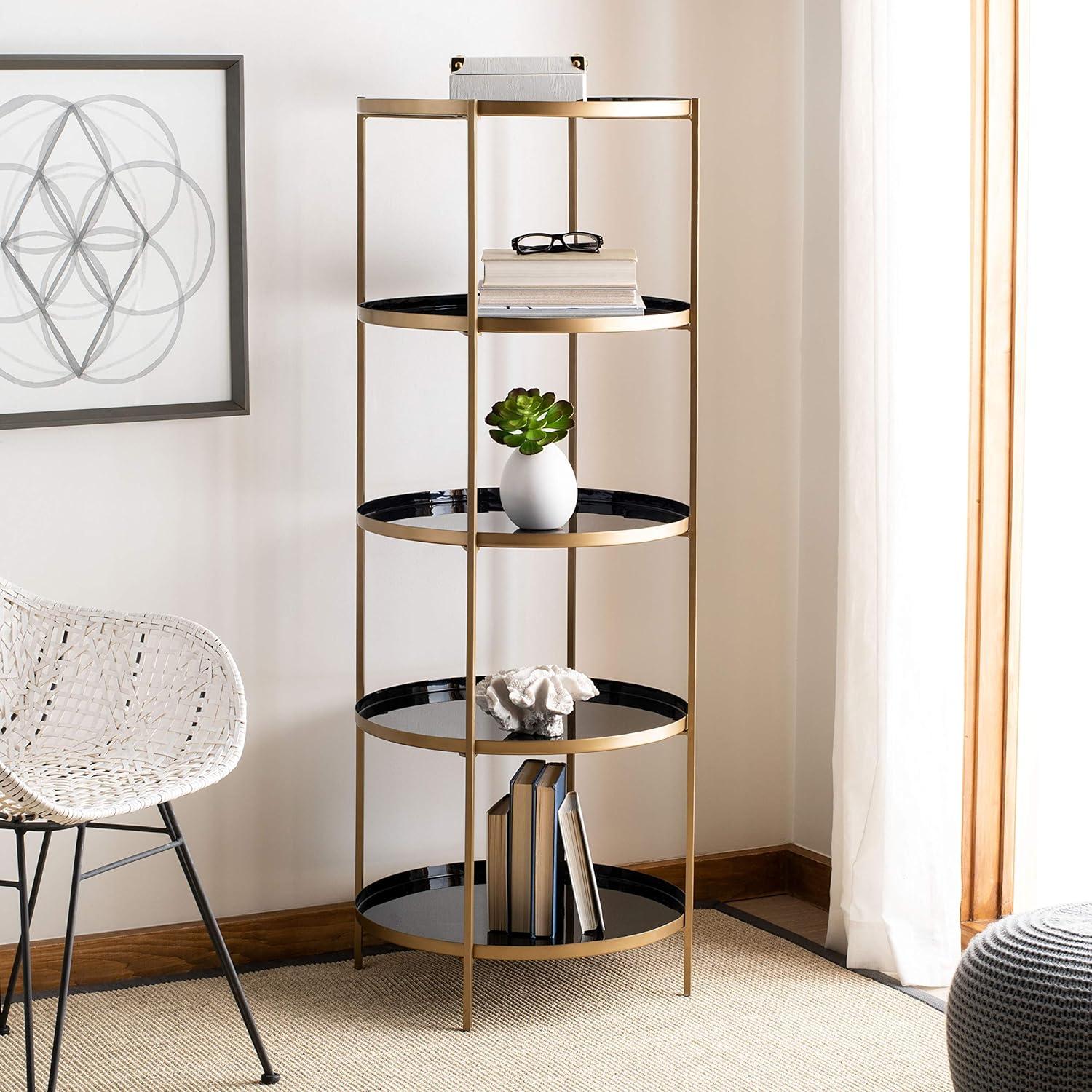 Everly Quinn Enamel Etagere Bookcase