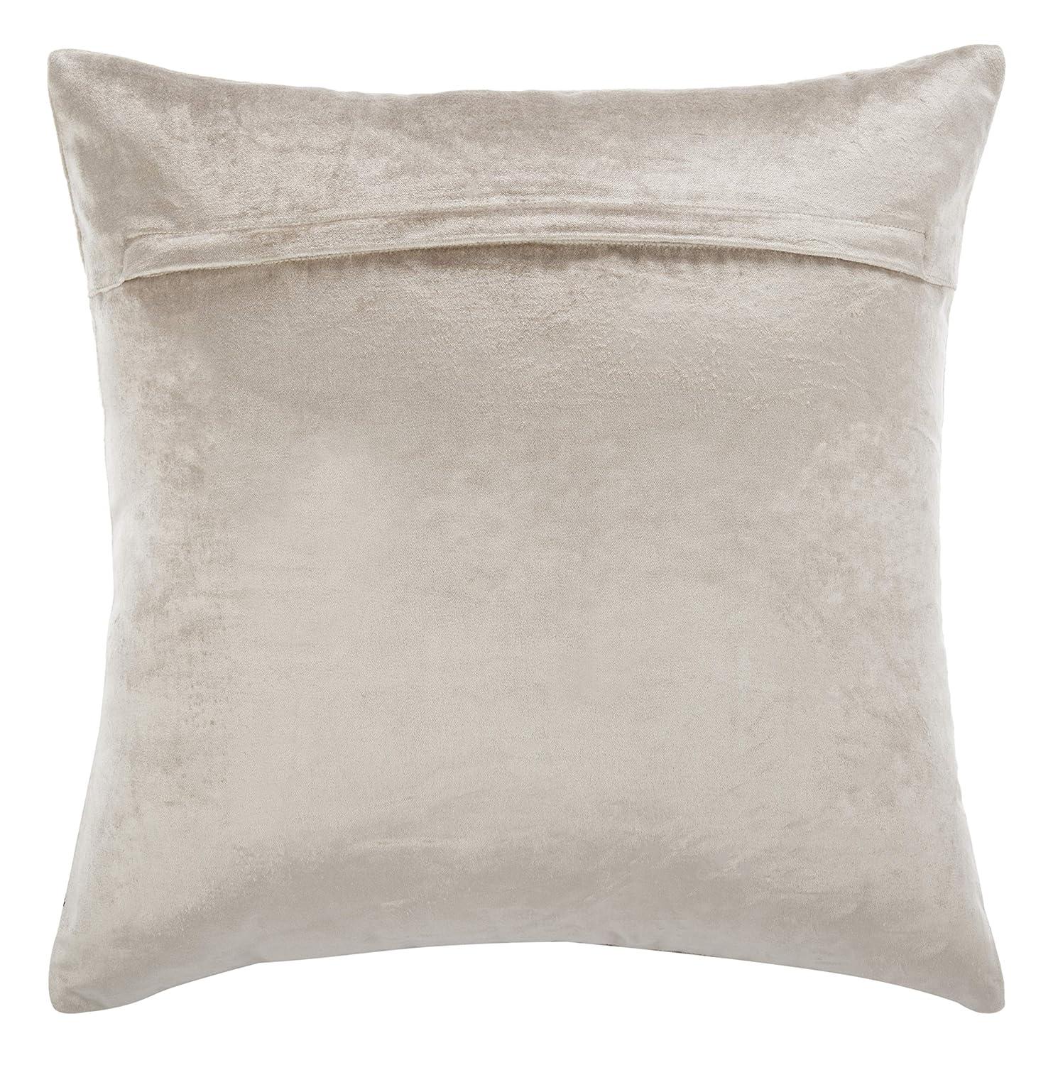 Sydnee Snowflake Pillow - Beige/Gold - 12"X20" - Safavieh