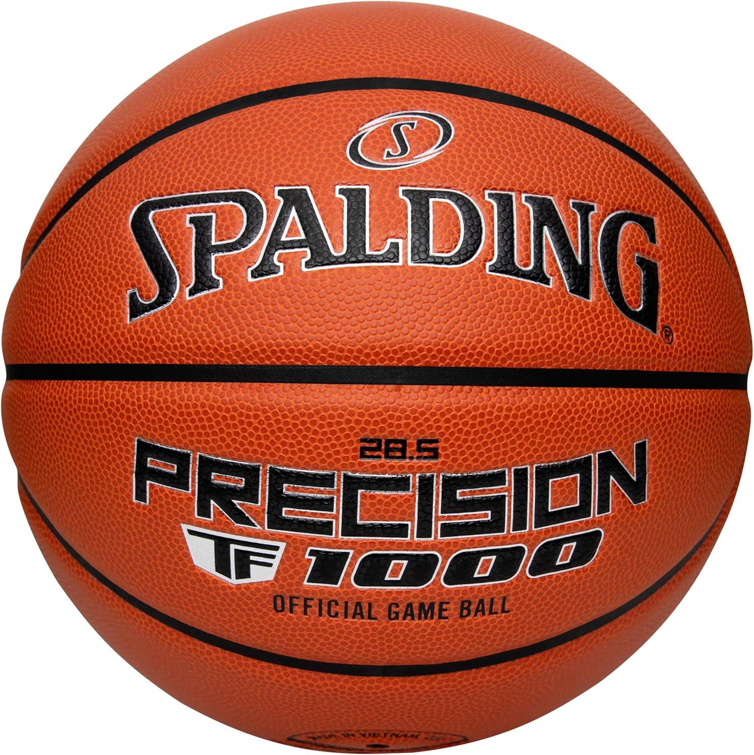 Spalding Precision TF-1000 Indoor Game Basketball - 28.5" - Orange