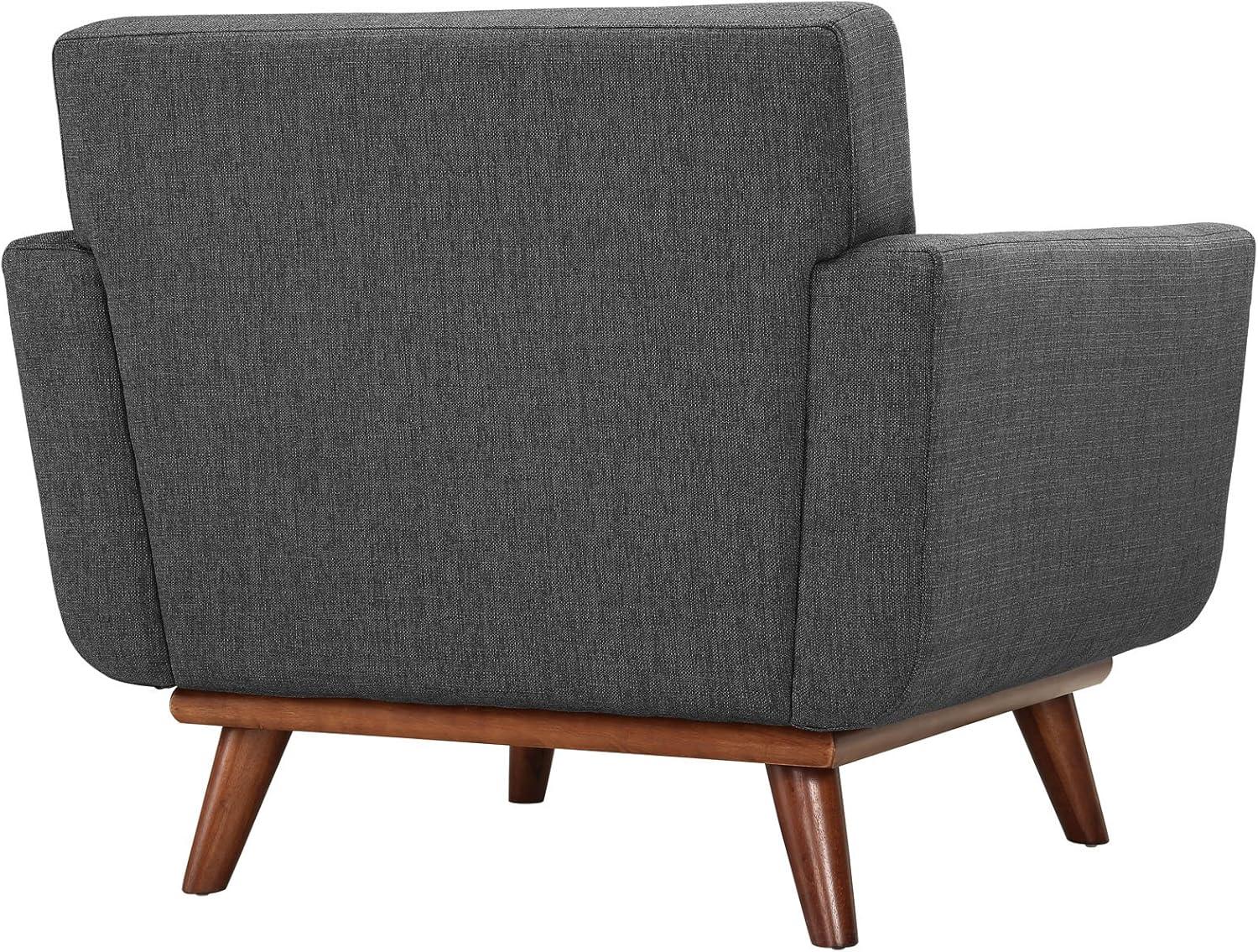 Modern Contemporary Living Room Armchair Set of Two Gray