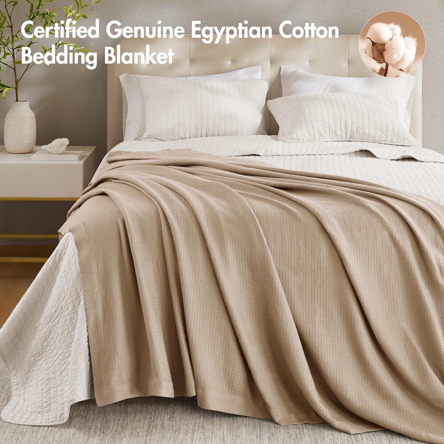 100% Certified Egyptian Cotton Blanket