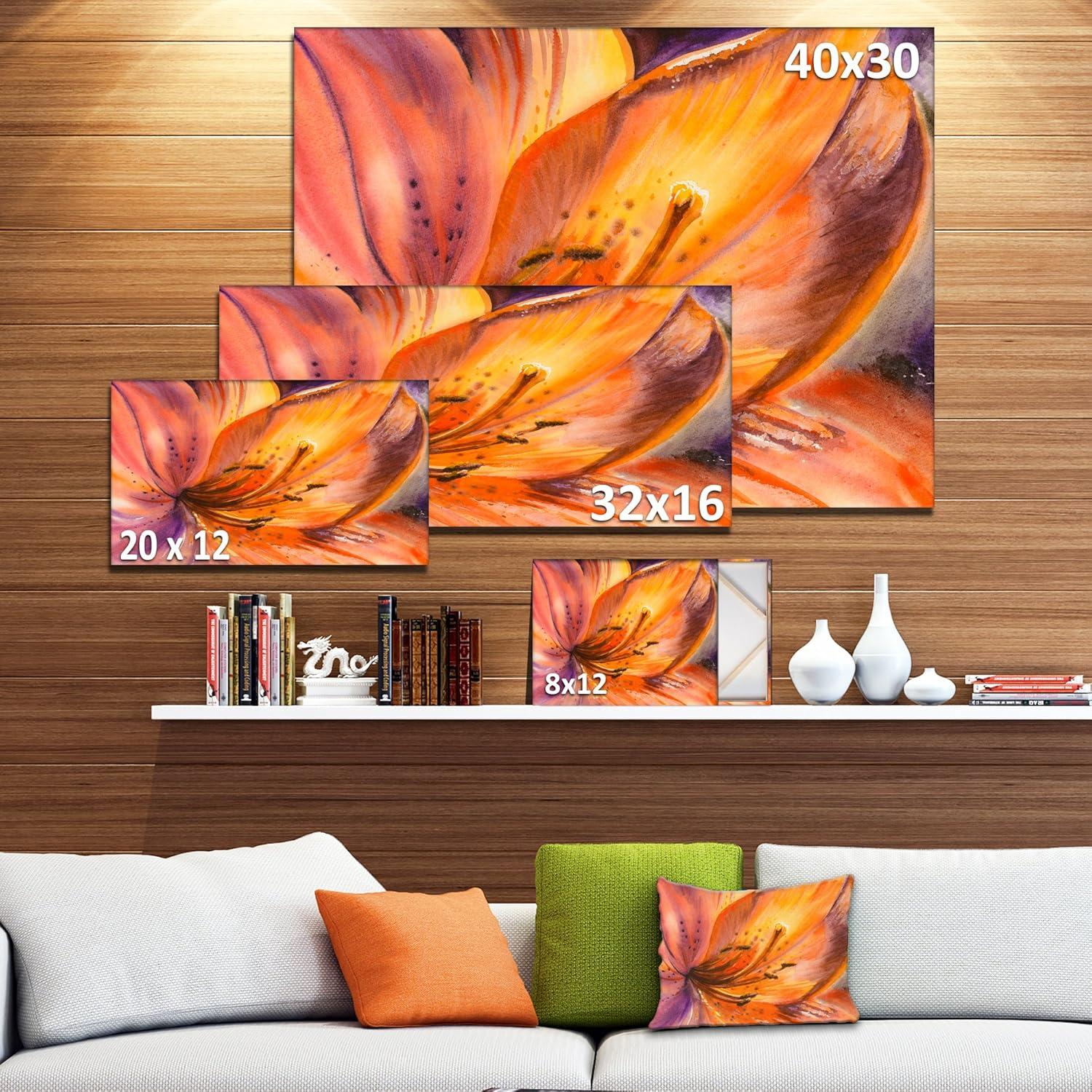 " Orange Lily Flower "
