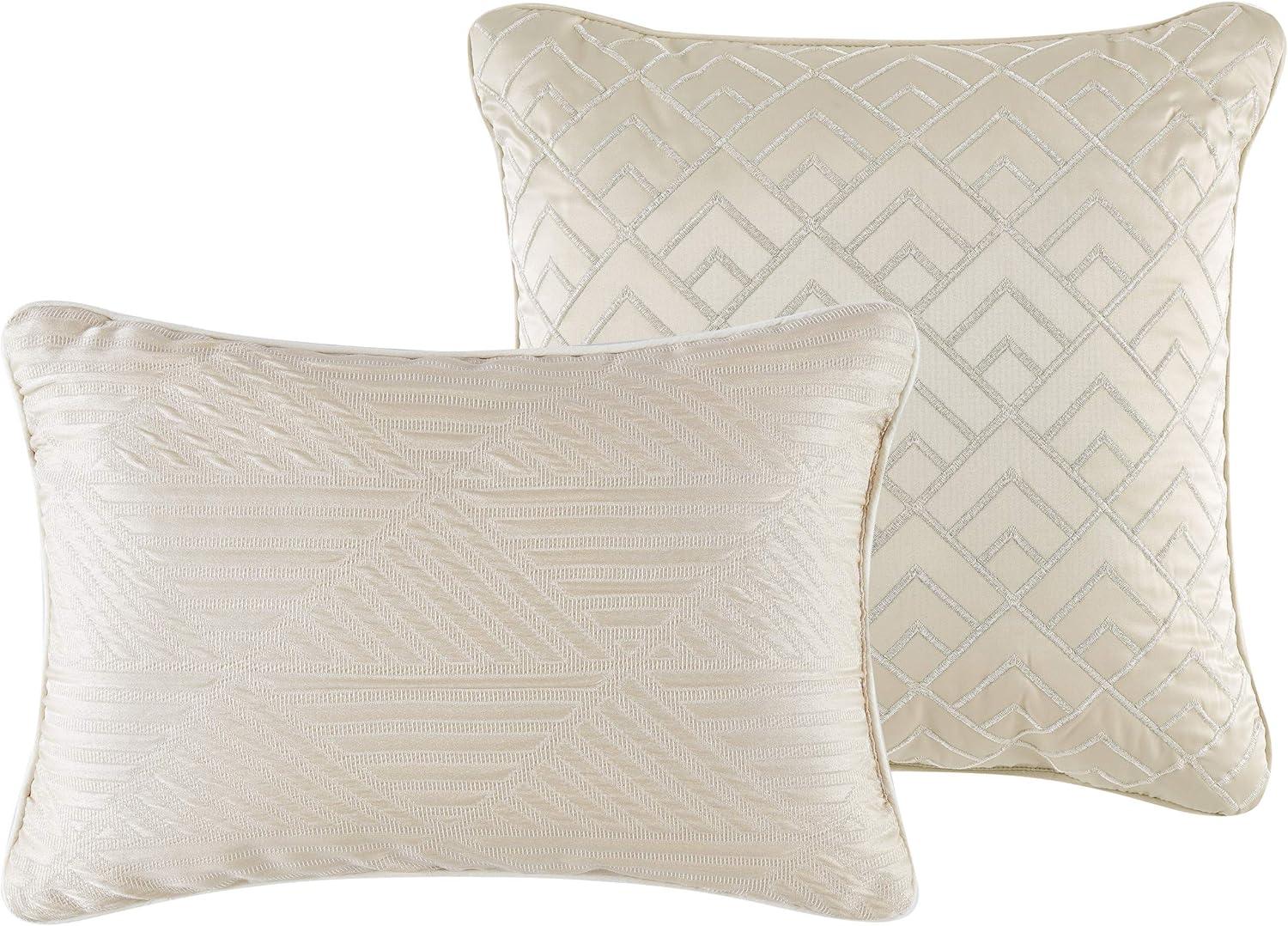 5th Avenue Lux 7pc Noelle Comforter Set Ivory