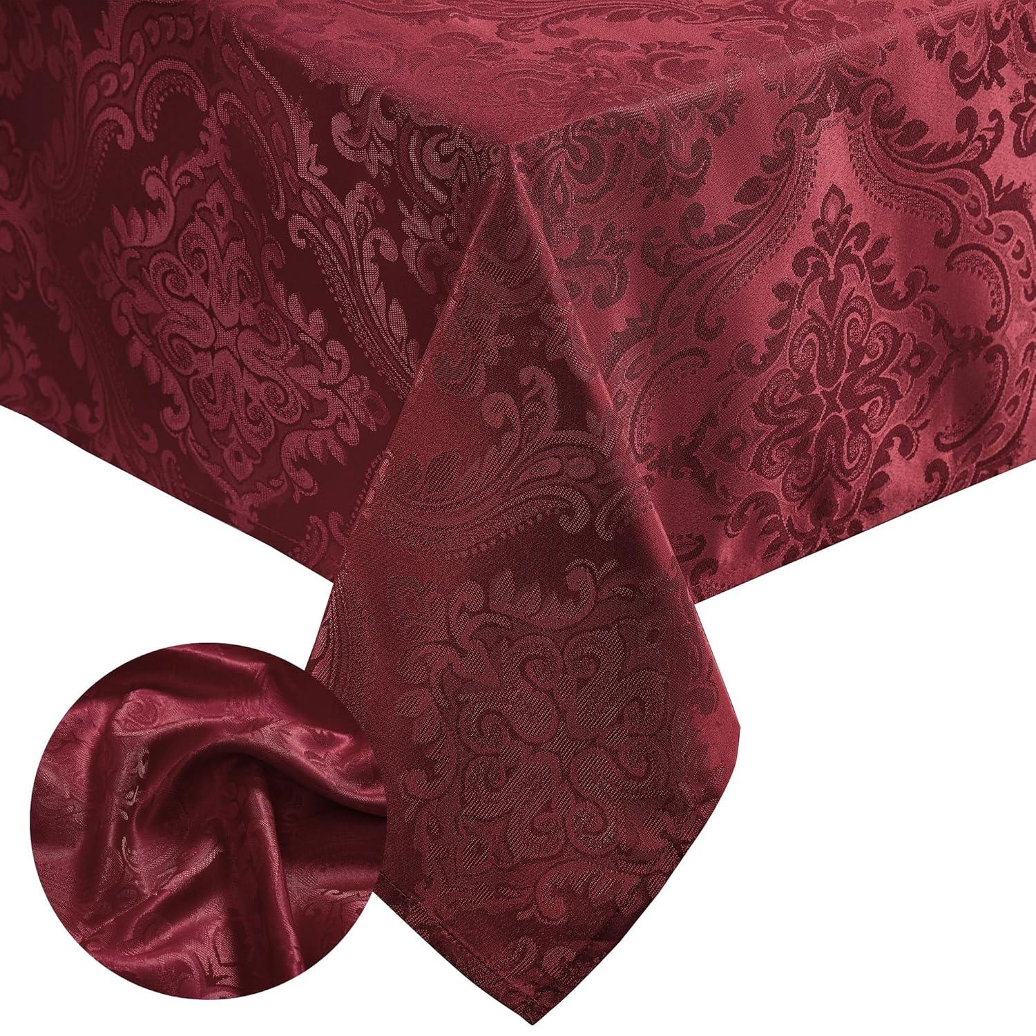 House of Hampton® Corson Woven Damask Jacquard Polyester Tablecloth